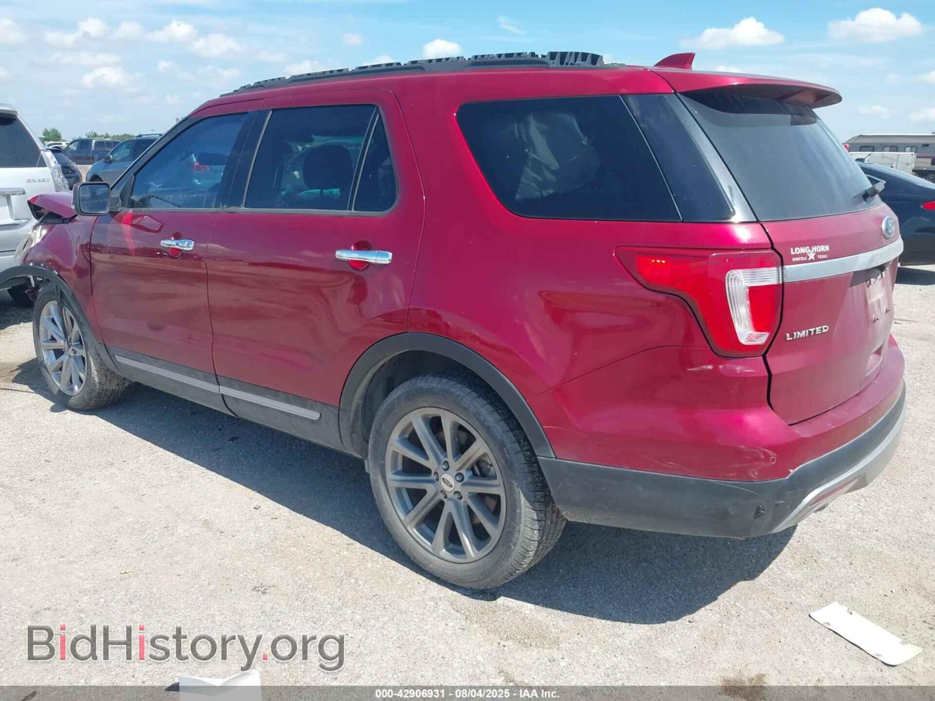 2016 FORD EXPLORER - VIN: 1FM5K7F82GGC49452 - Фото 3