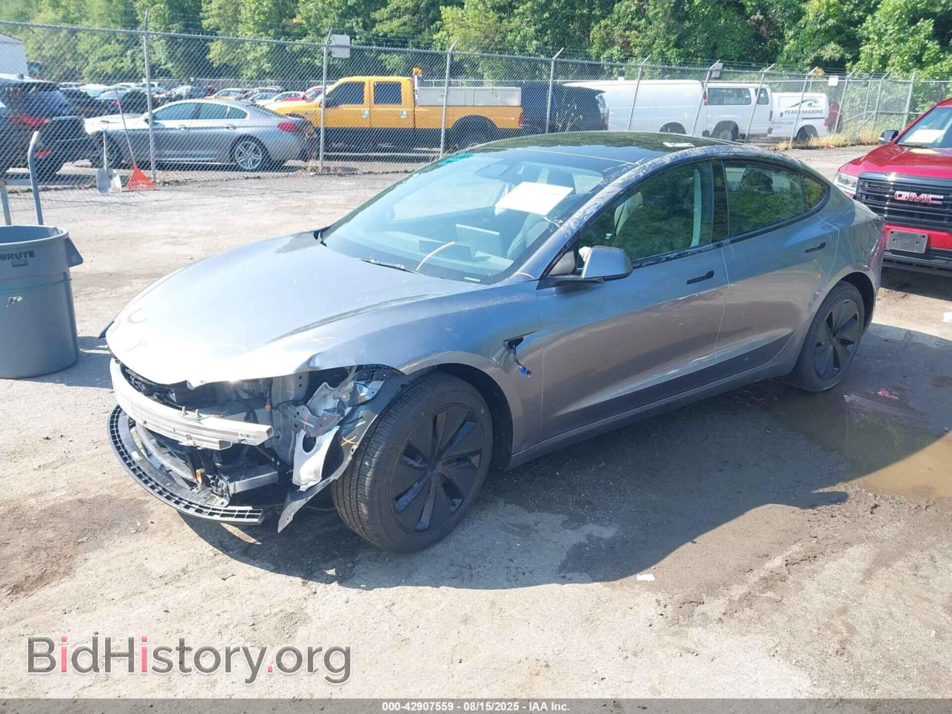 2025 TESLA MODEL 3 - VIN: 5YJ3E1EB5SF927336 - Фото 2