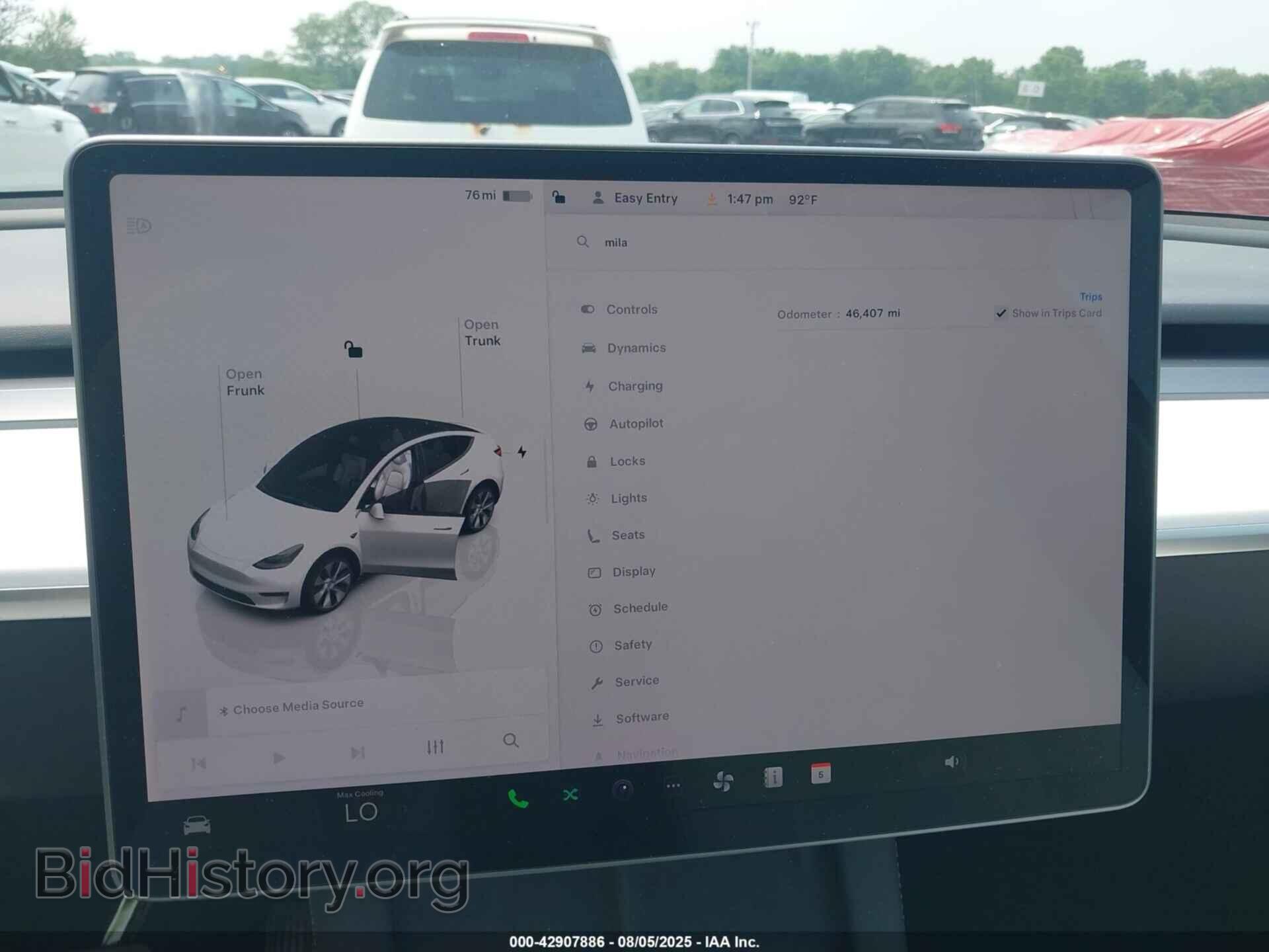 2023 TESLA MODEL Y - VIN: 7SAYGDEEXPF617236 - Фото 7