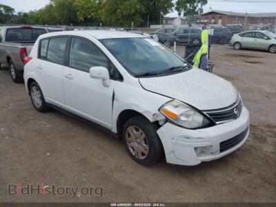 2012 Nissan VERSA 1.8 S, белый — VIN 3N1BC1CP3CK811533, IAAI