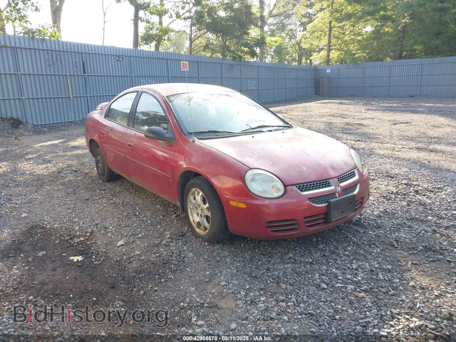 Photo 1B3ES56C75D200535 - DODGE NEON 2005