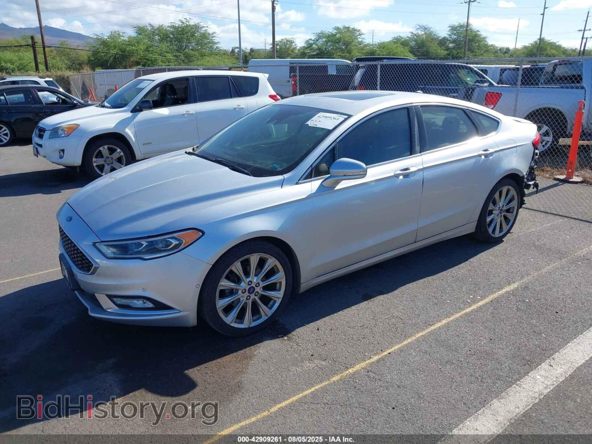 2017 FORD FUSION - VIN: 3FA6P0K96HR258171 - Фото 2