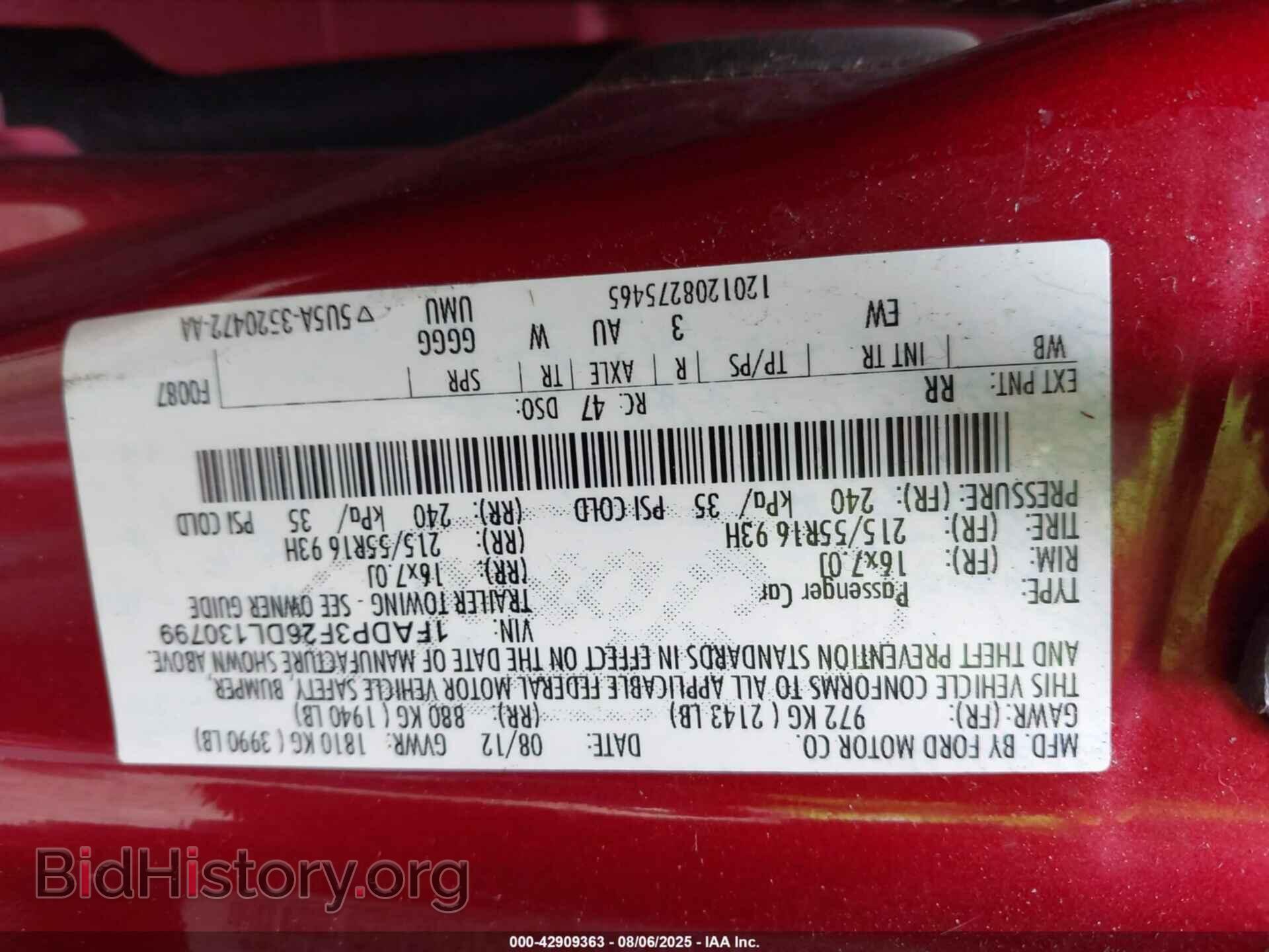 2013 FORD FOCUS - VIN: 1FADP3F26DL130799 - Фото 9