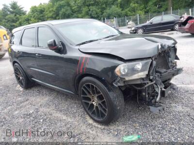 2012 Dodge DURANGO R/T, черный — VIN 1C4SDHCTXCC362017, IAAI