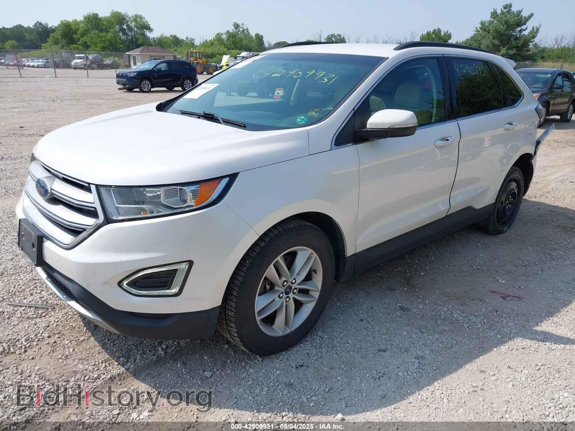 2015 FORD EDGE - VIN: 2FMTK4J84FBB41806 - Фото 2