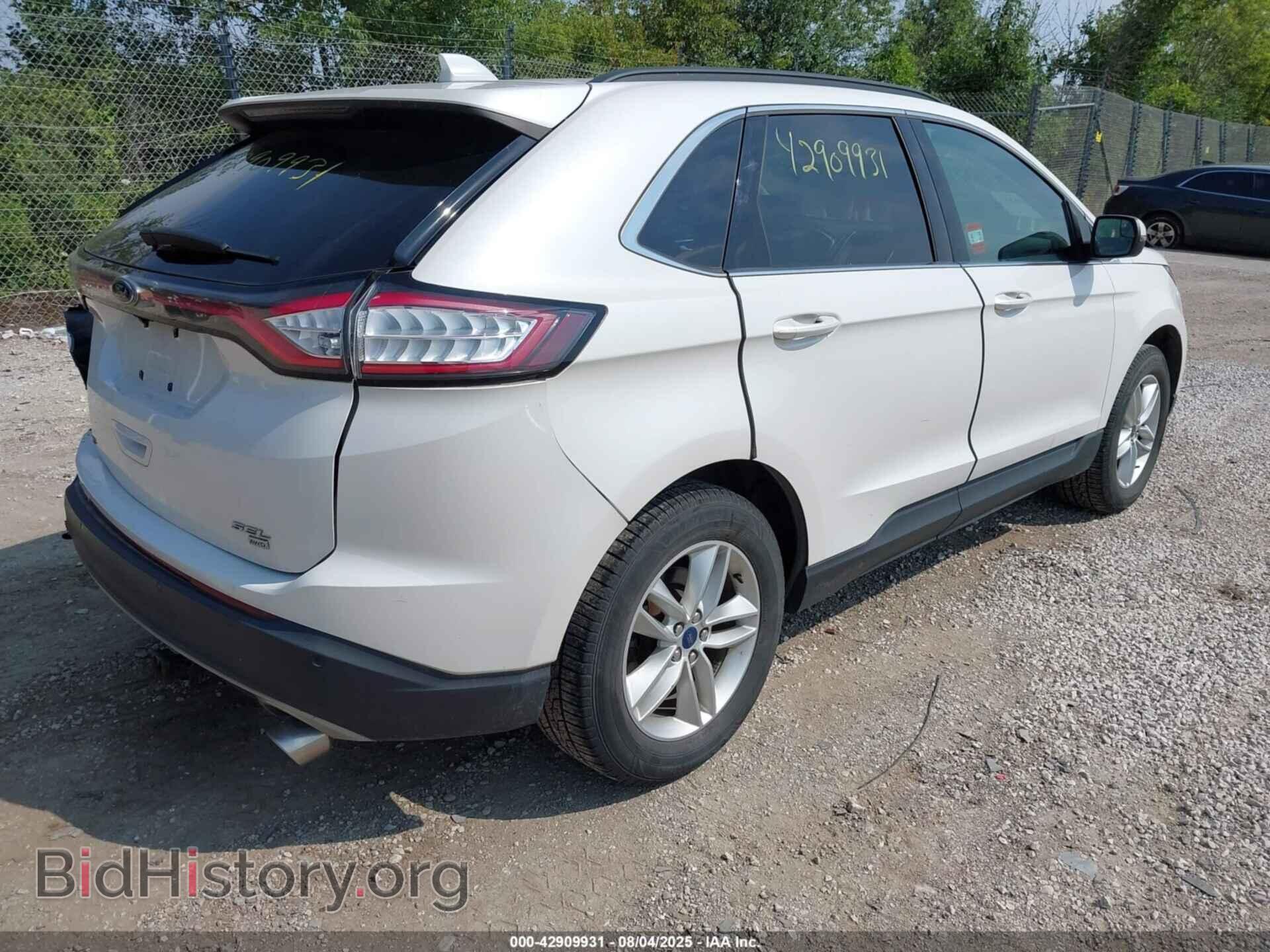 2015 FORD EDGE - VIN: 2FMTK4J84FBB41806 - Фото 4