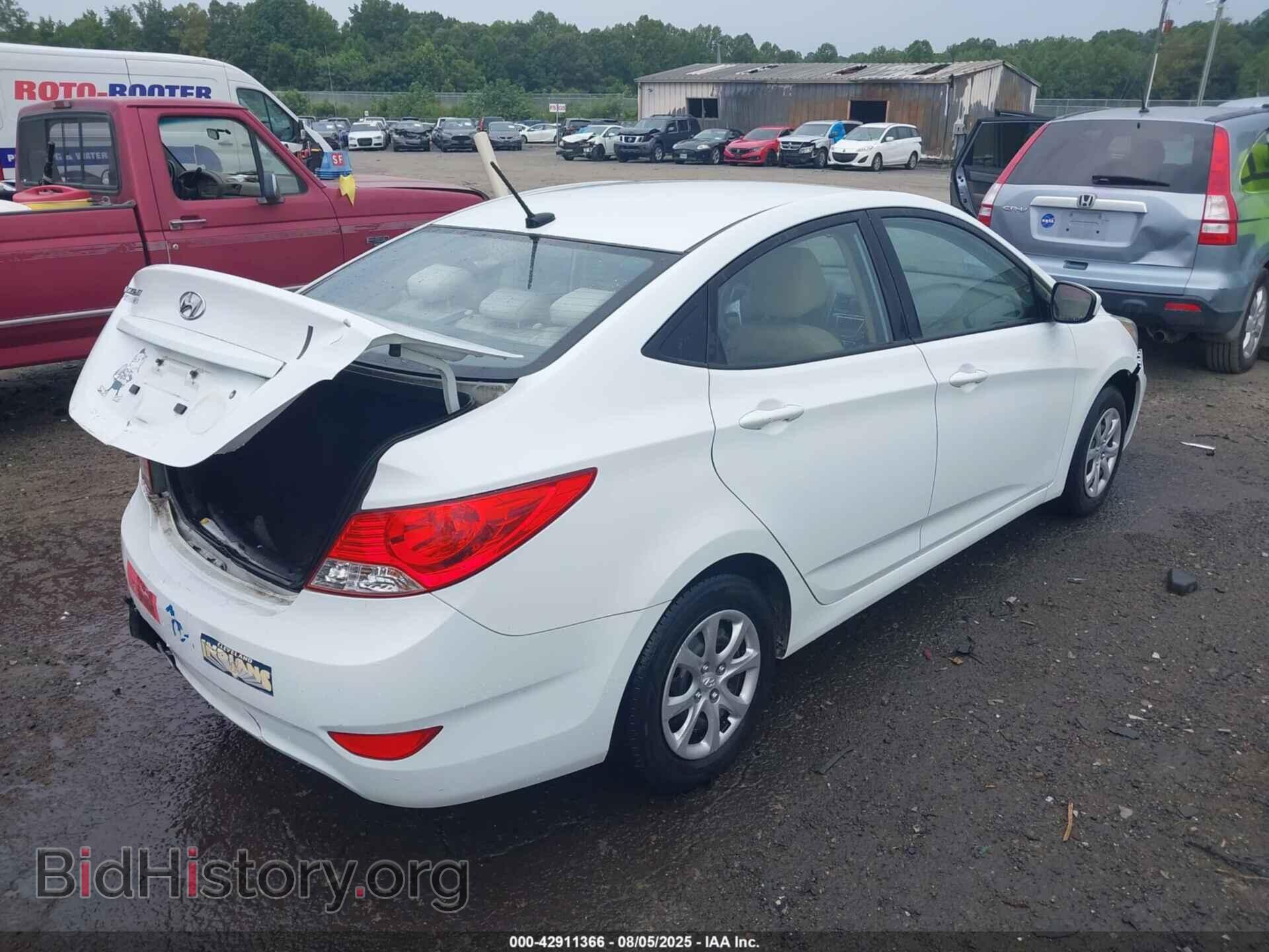 2014 HYUNDAI ACCENT - VIN: KMHCT4AE5EU694332 - Фото 4