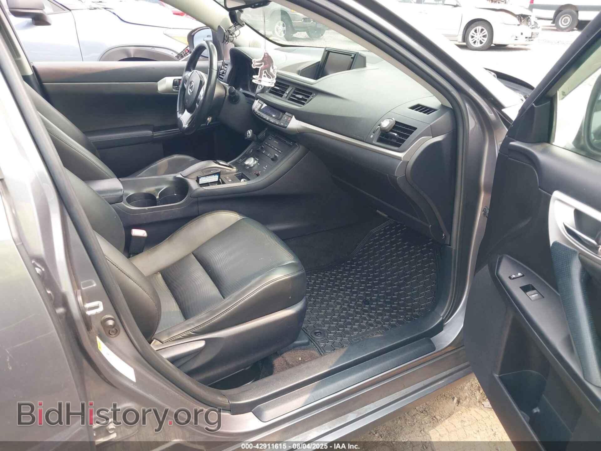 2012 LEXUS CT 200H - VIN: JTHKD5BHXC2113006 - Фото 5