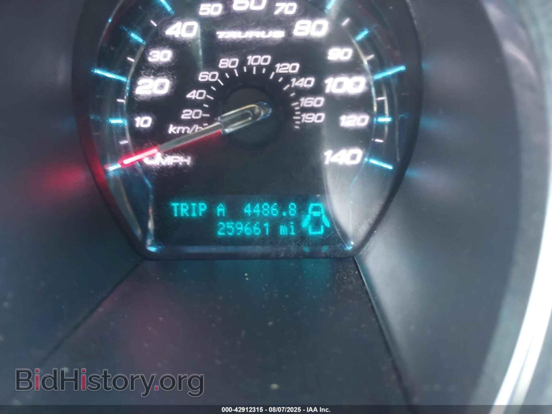2012 FORD TAURUS - VIN: 1FAHP2DW2CG107285 - Фото 7