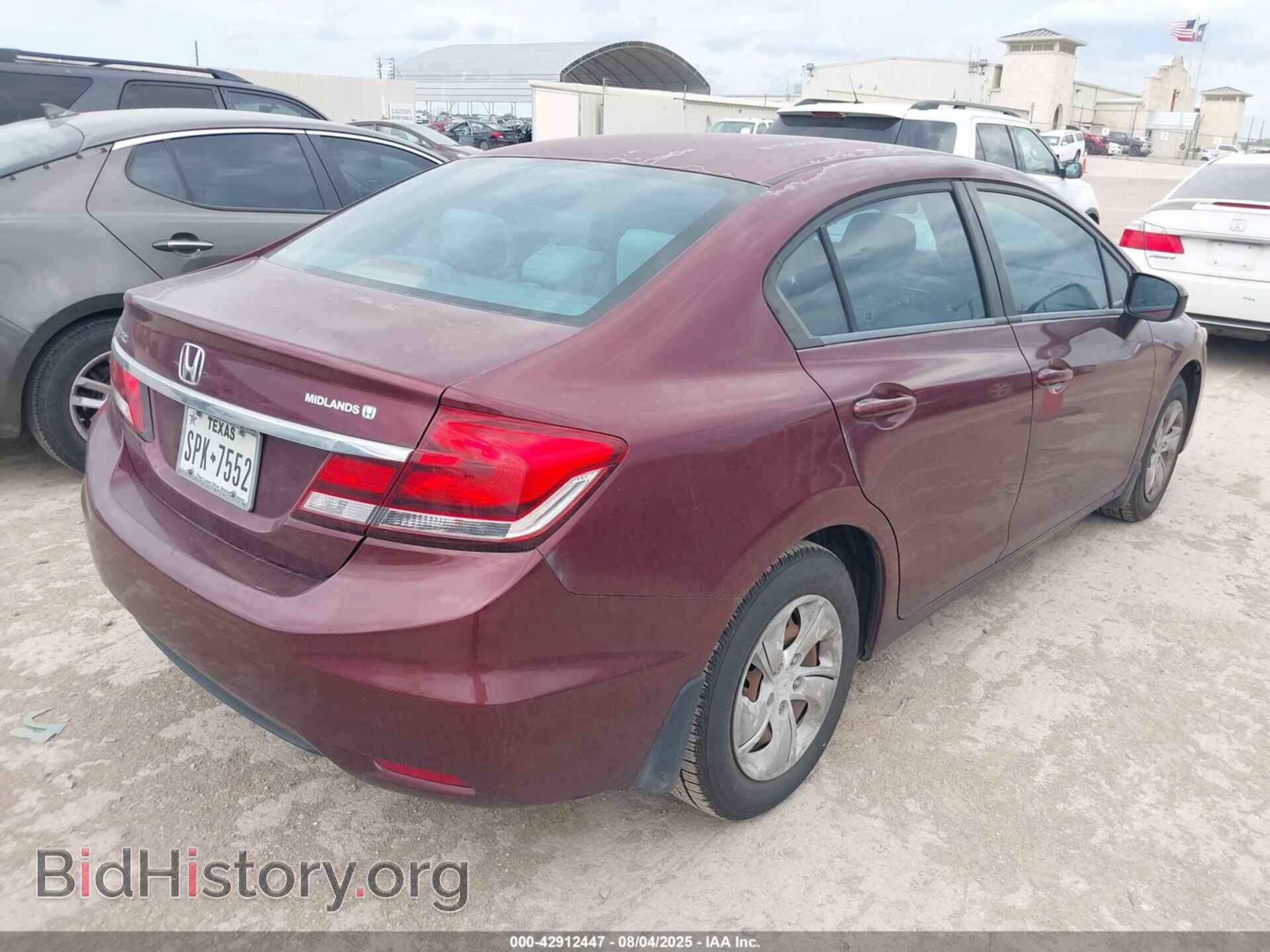 2014 HONDA CIVIC - VIN: 2HGFB2F55EH522372 - Фото 4