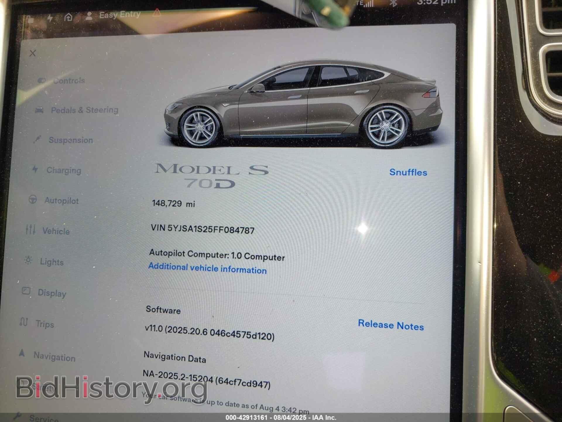 2015 TESLA MODEL S - VIN: 5YJSA1S25FF084787 - Photo 16