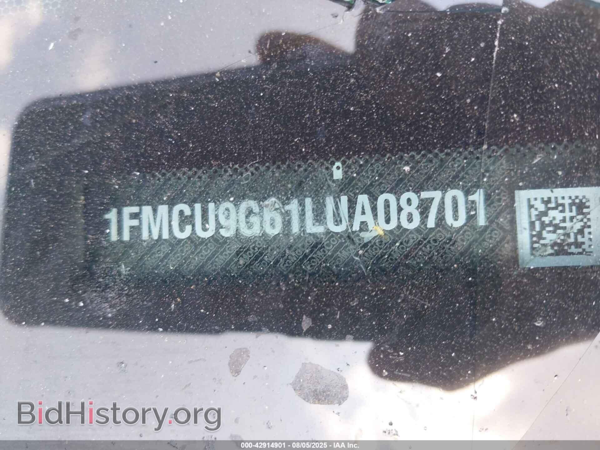 2020 FORD ESCAPE - VIN: 1FMCU9G61LUA08701 - Фото 9