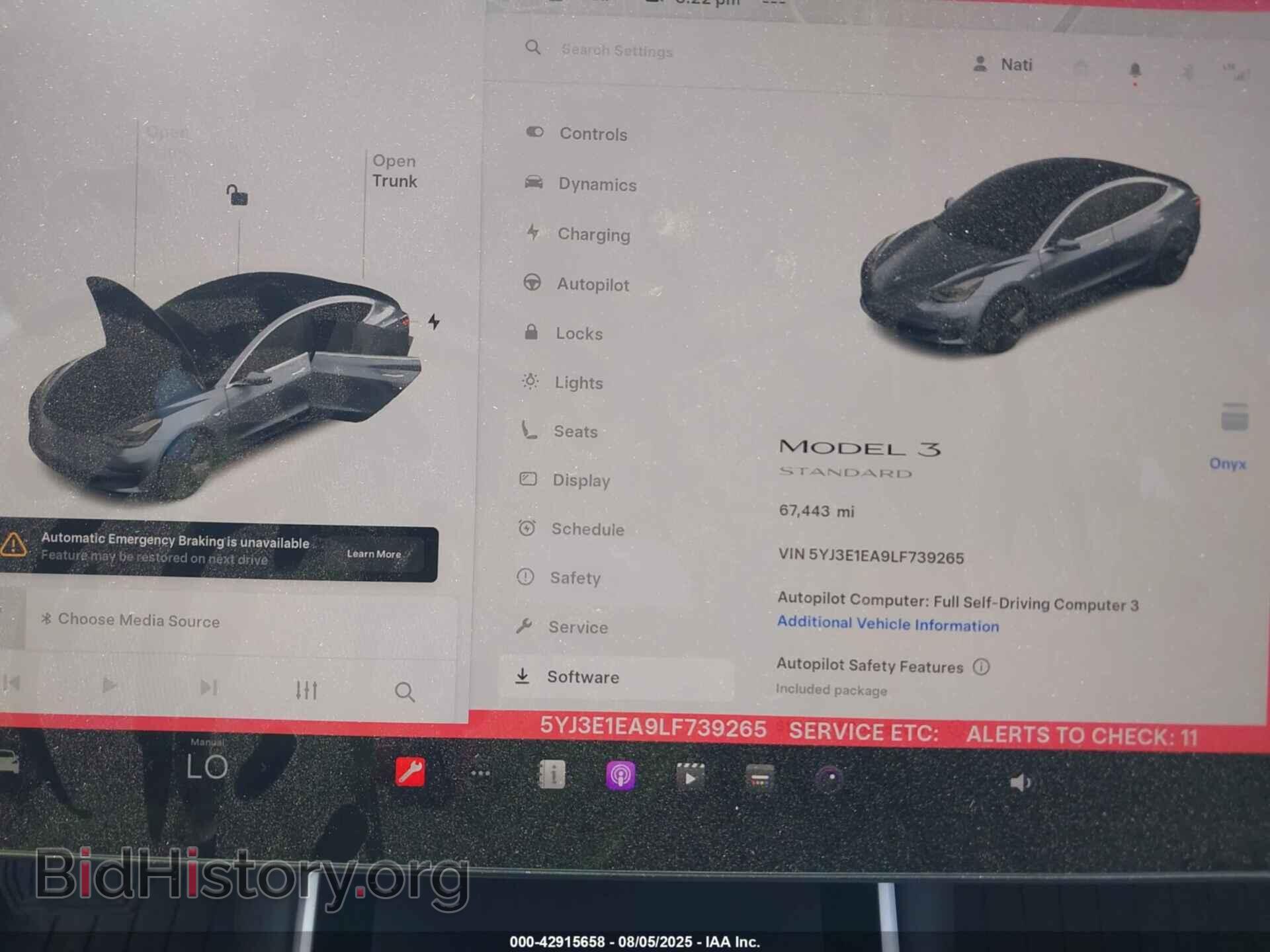 2020 TESLA MODEL 3 - VIN: 5YJ3E1EA9LF739265 - Photo 7