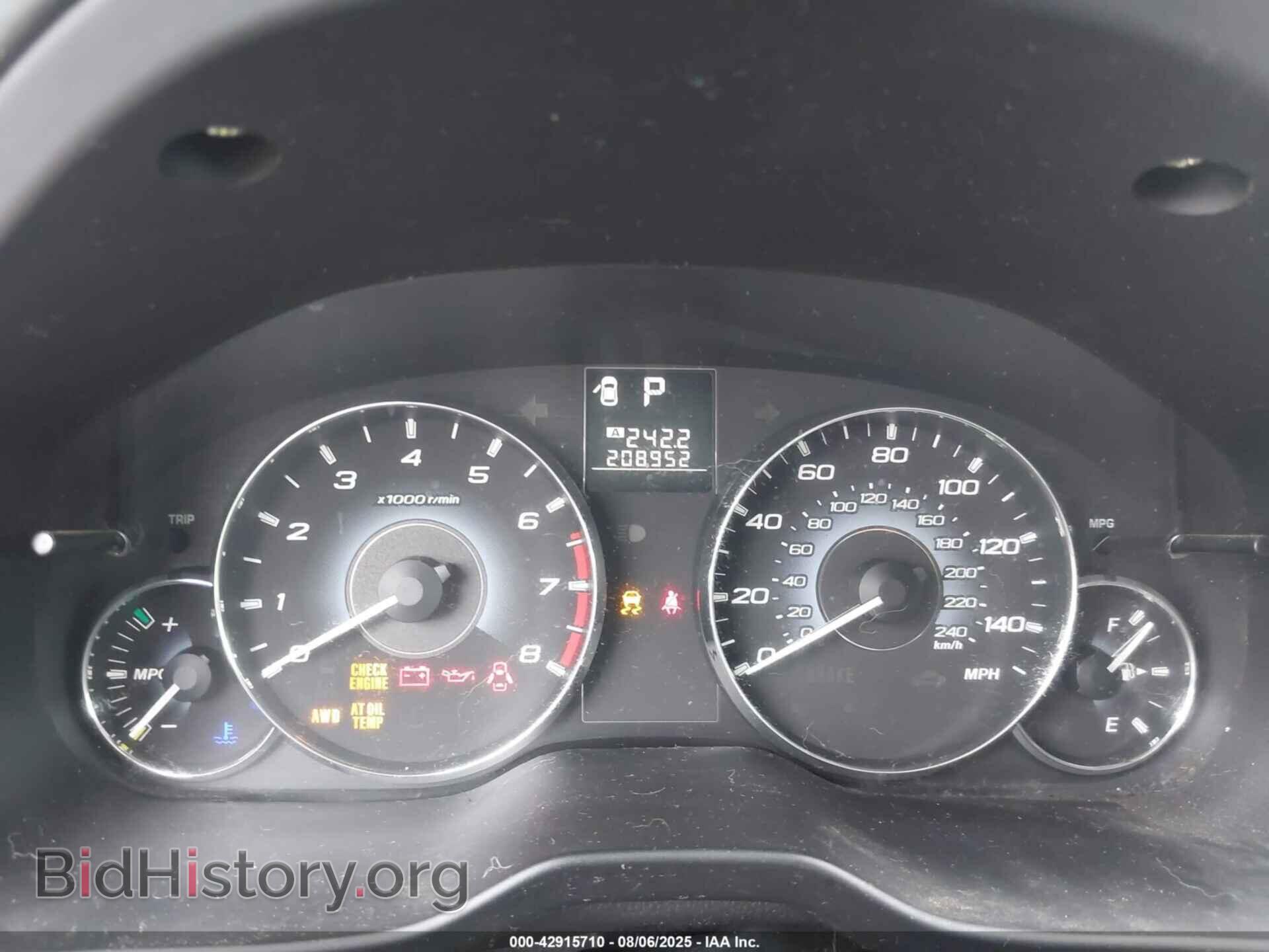 2010 SUBARU OUTBACK - VIN: 4S4BRBKC8A3379794 - Фото 7