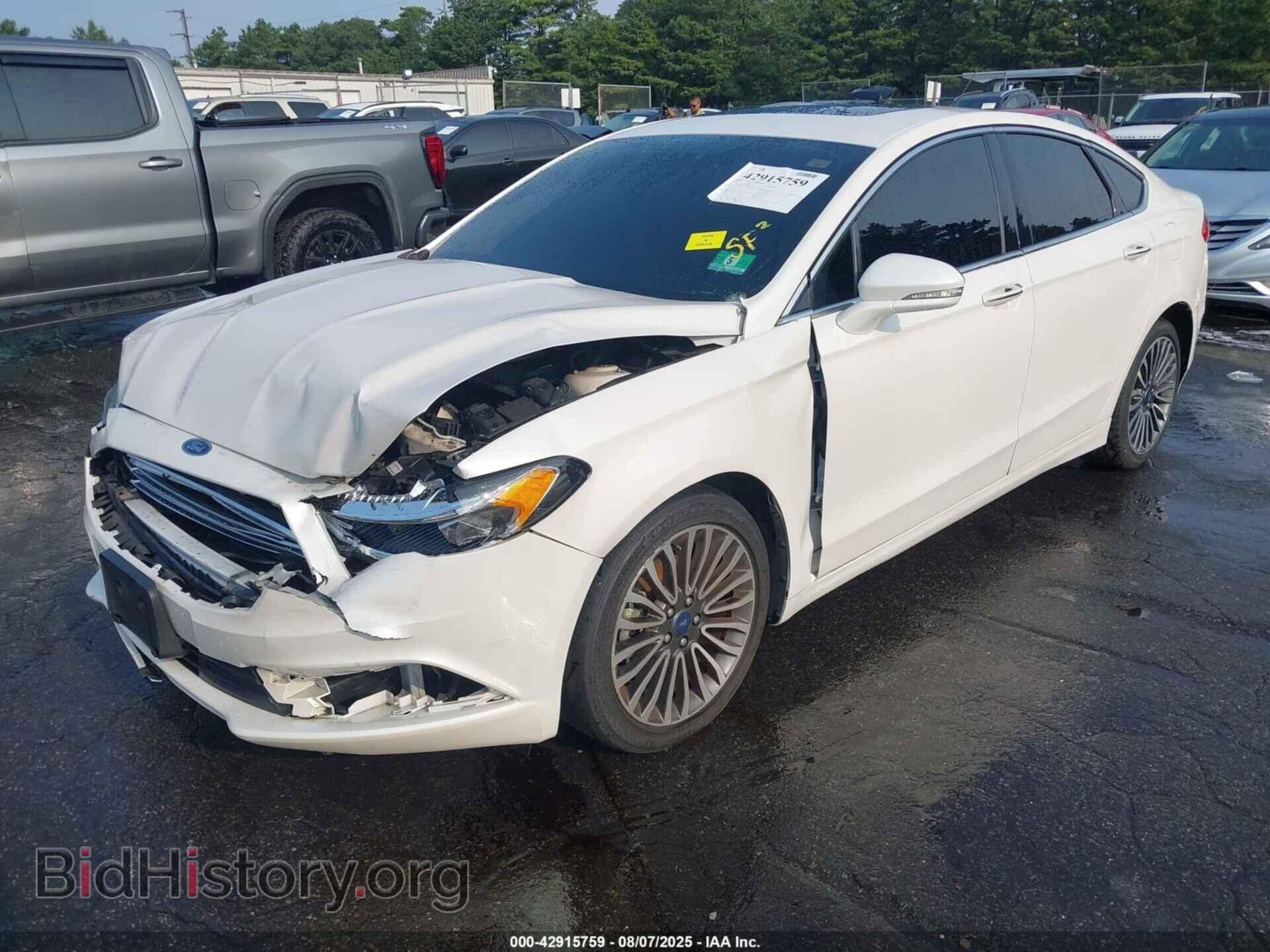 2018 FORD FUSION - VIN: 3FA6P0T95JR142741 - Фото 2
