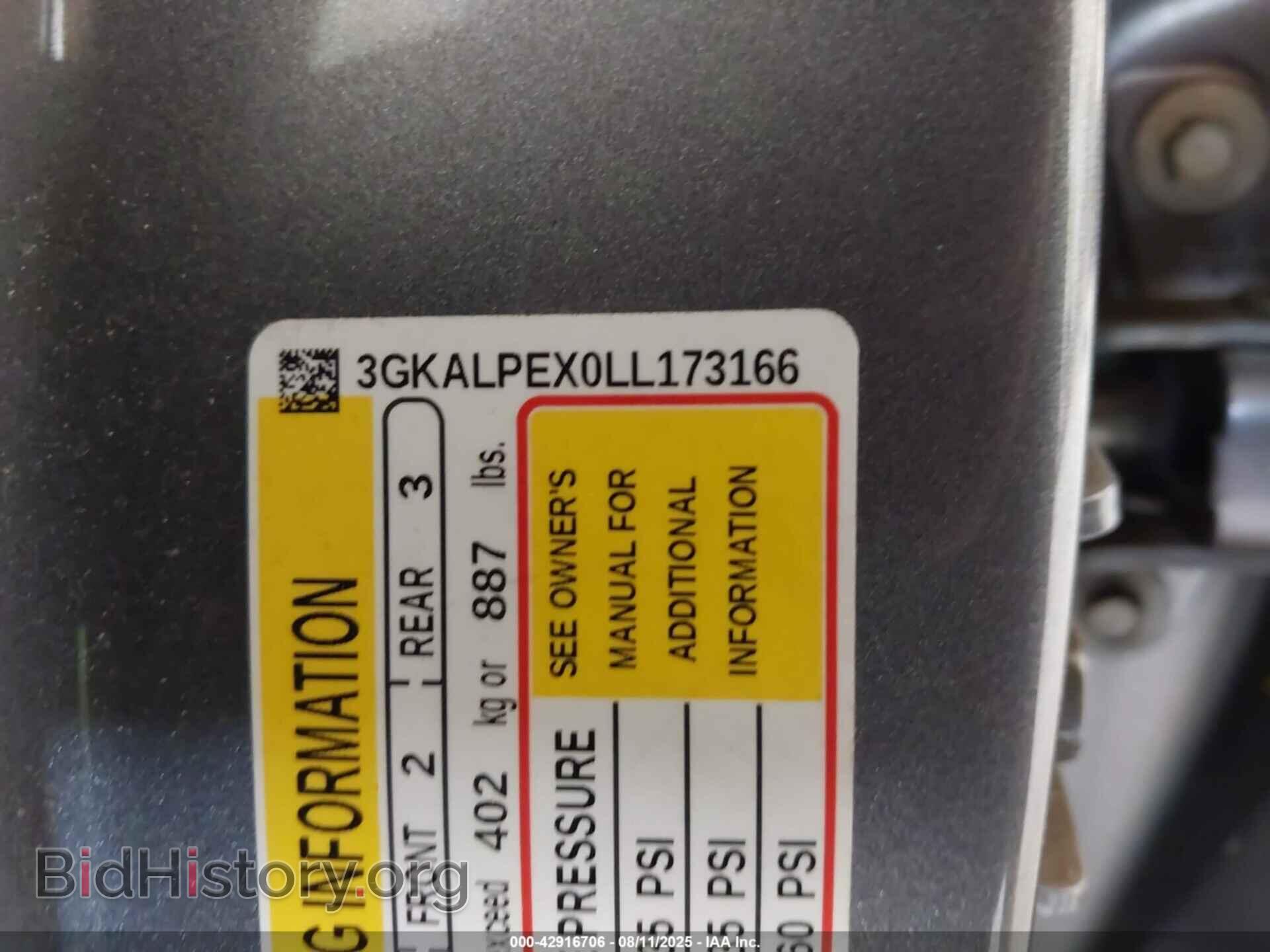 2020 GMC TERRAIN - VIN: 3GKALPEX0LL173166 - Фото 9