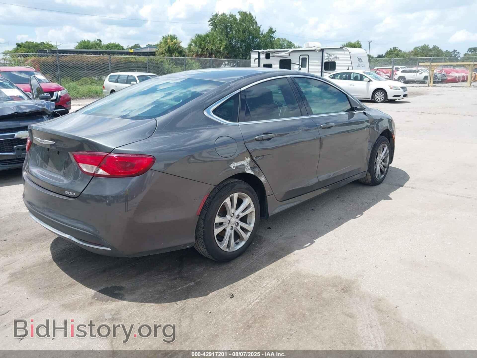 2015 CHRYSLER 200 - VIN: 1C3CCCAB5FN557427 - Фото 4