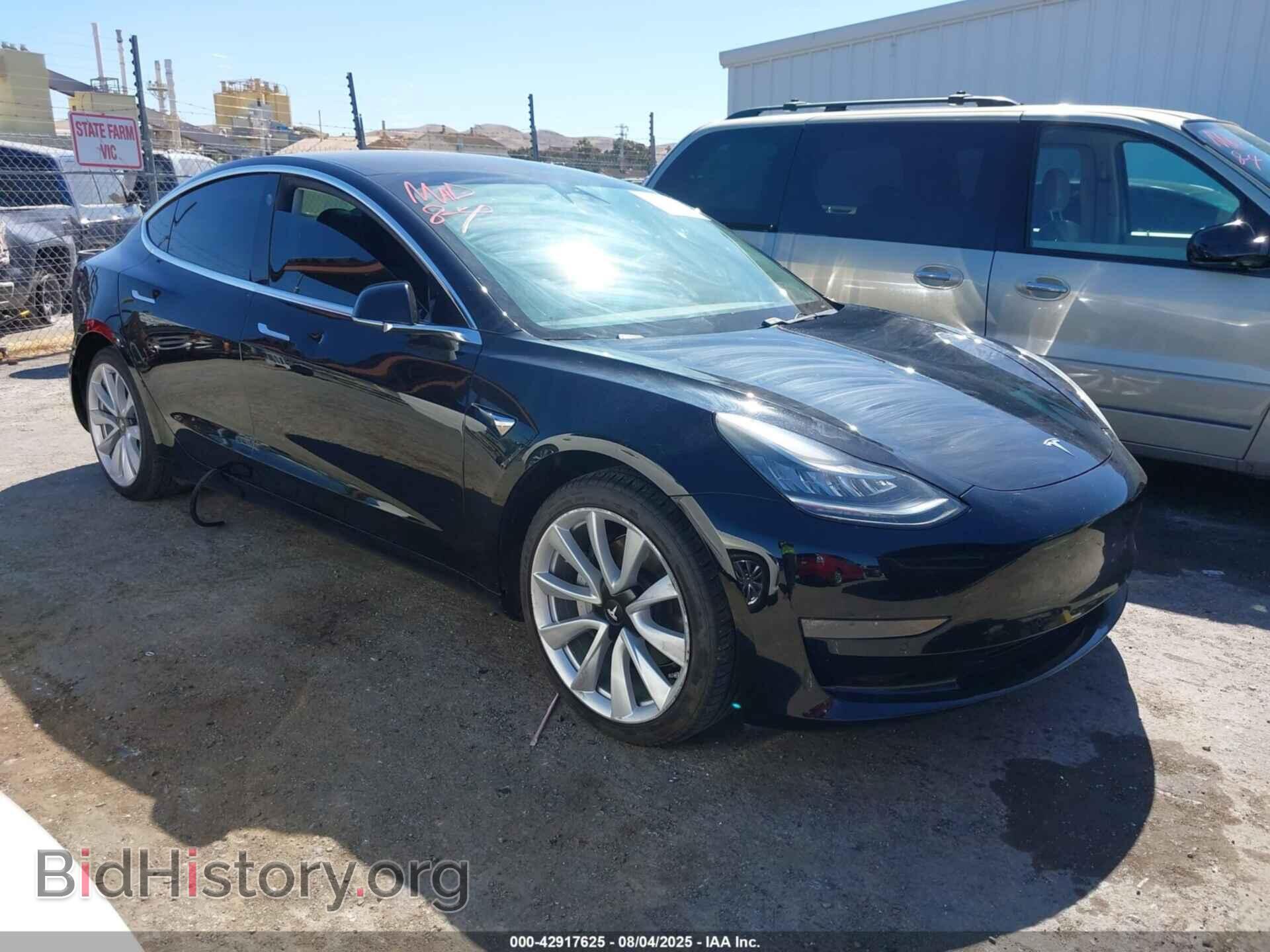 Photo 5YJ3E1EA7KF357430 - TESLA MODEL 3 2019