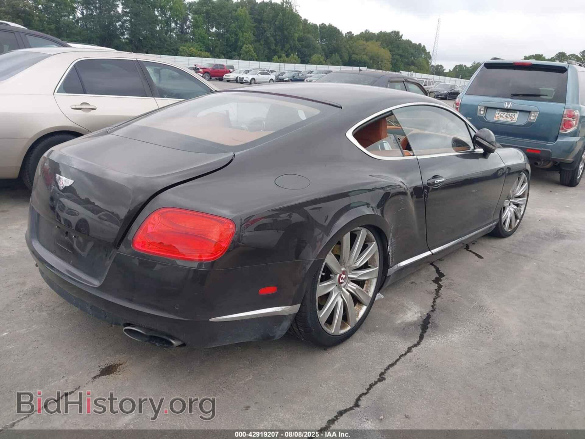 2013 BENTLEY CONTINENTAL GT - VIN: SCBFT7ZAXDC082008 - Фото 4