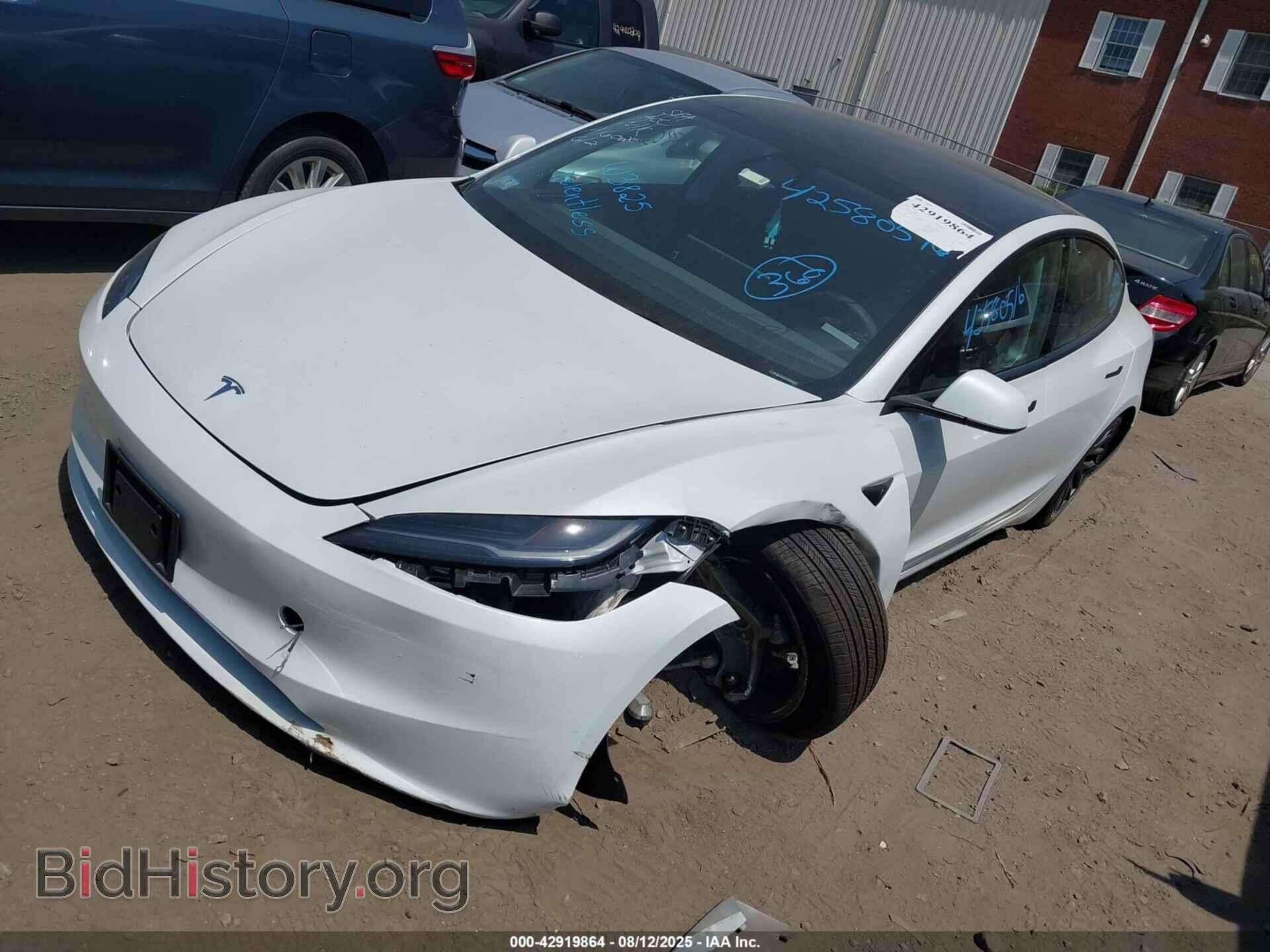 2025 TESLA MODEL 3 - VIN: 5YJ3E1EA8SF931825 - Photo 2