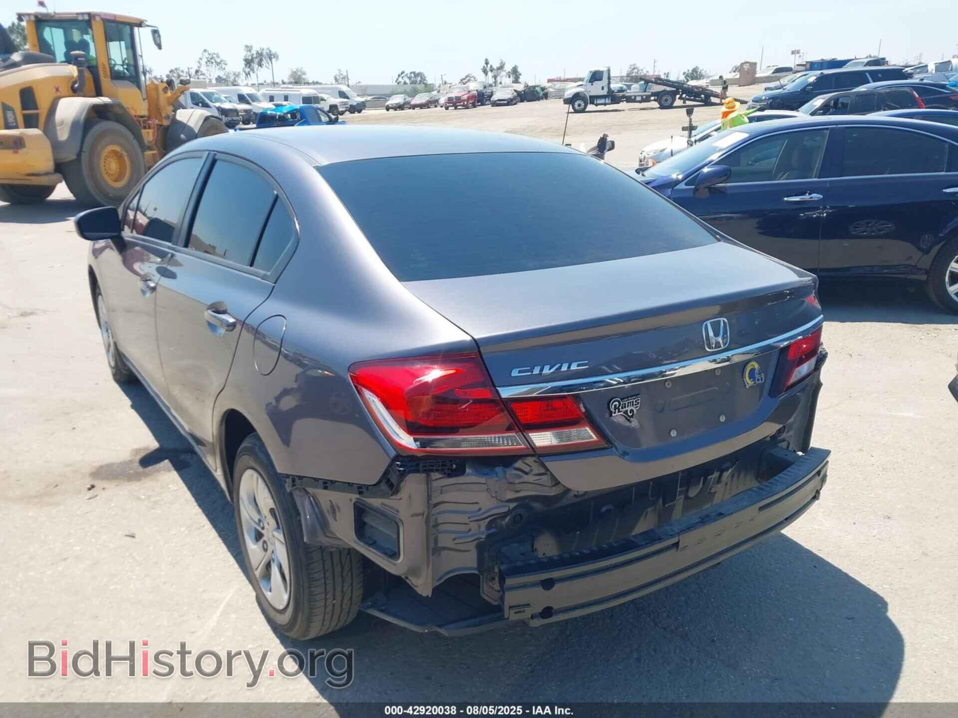 2015 HONDA CIVIC - VIN: 19XFB2F57FE118517 - Фото 3