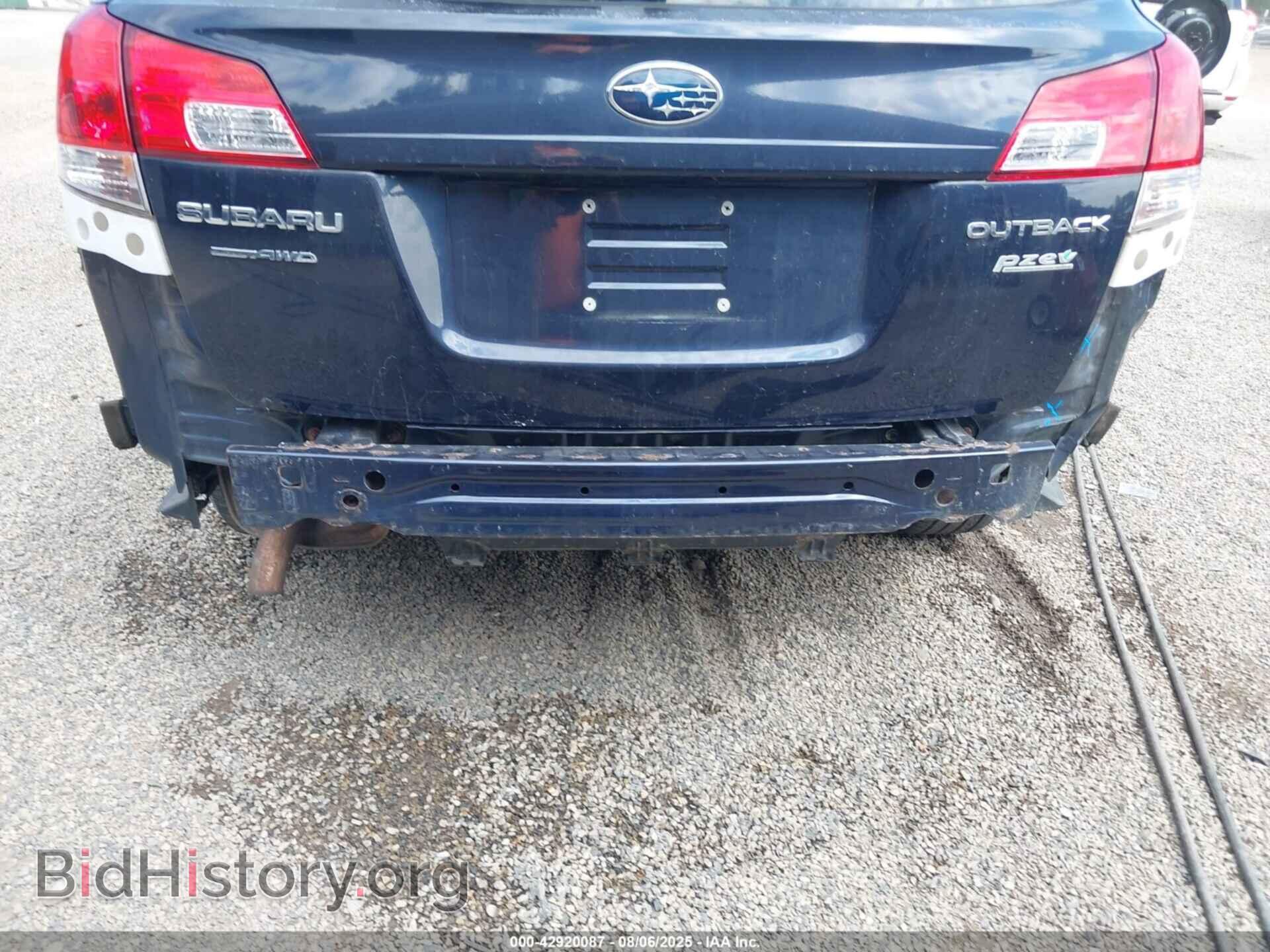 2012 SUBARU OUTBACK - VIN: 4S4BRBCC5C3228106 - Фото 6
