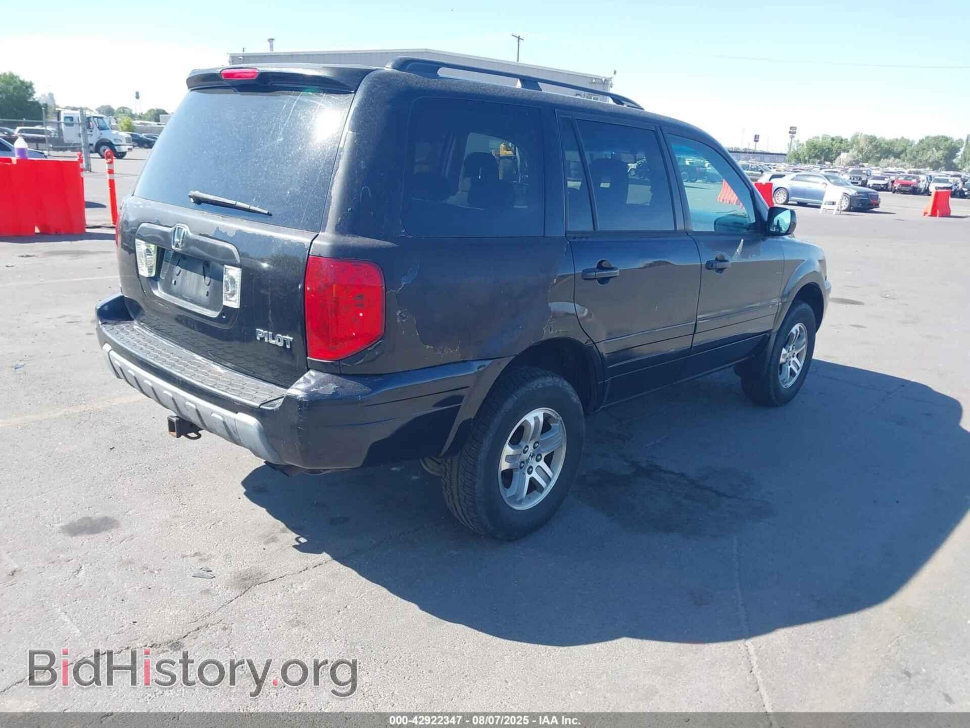 2005 HONDA PILOT - VIN: 2HKYF18495H570197 - Фото 4
