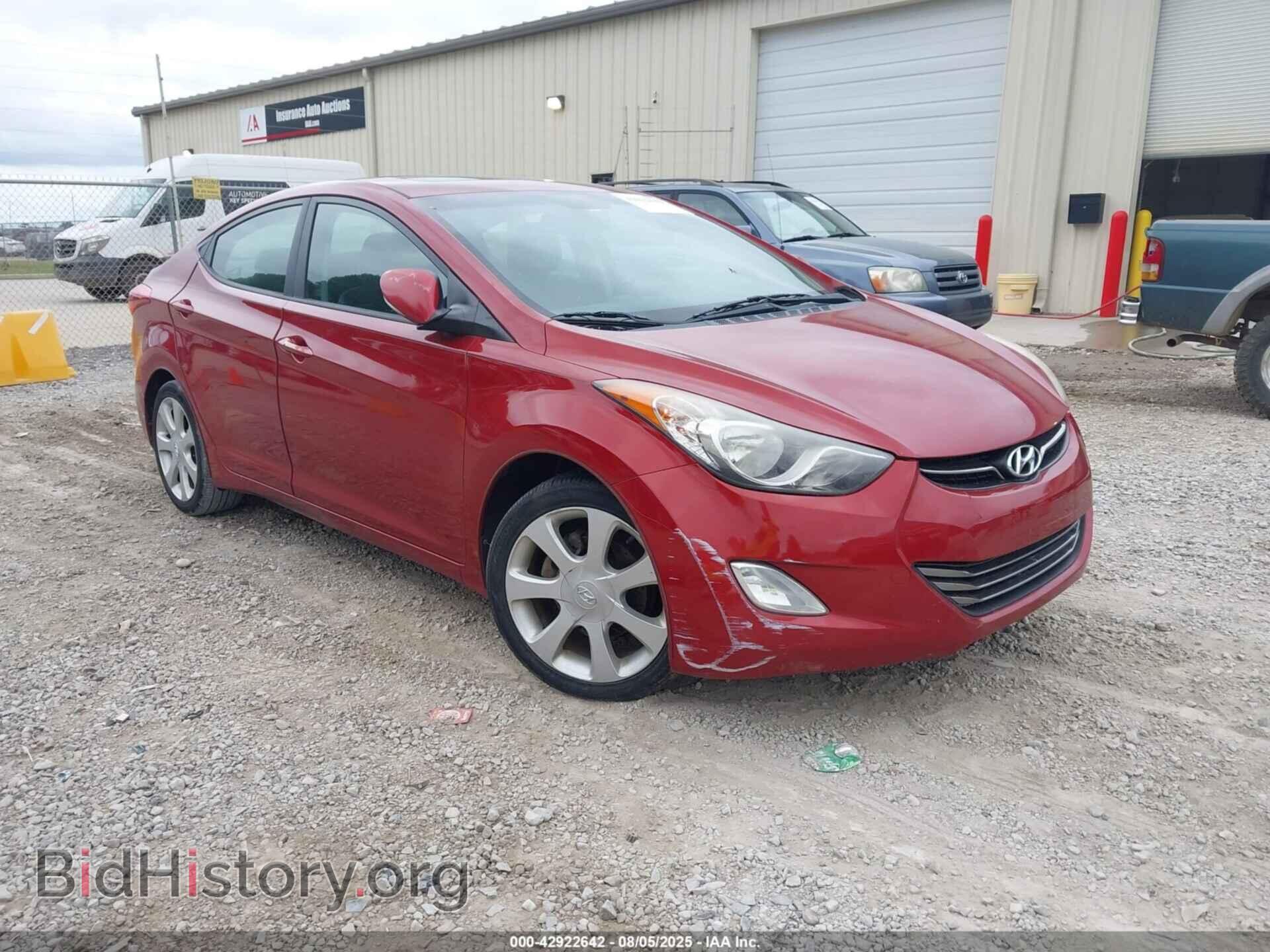 Photo KMHDH4AE2CU362545 - HYUNDAI ELANTRA 2012