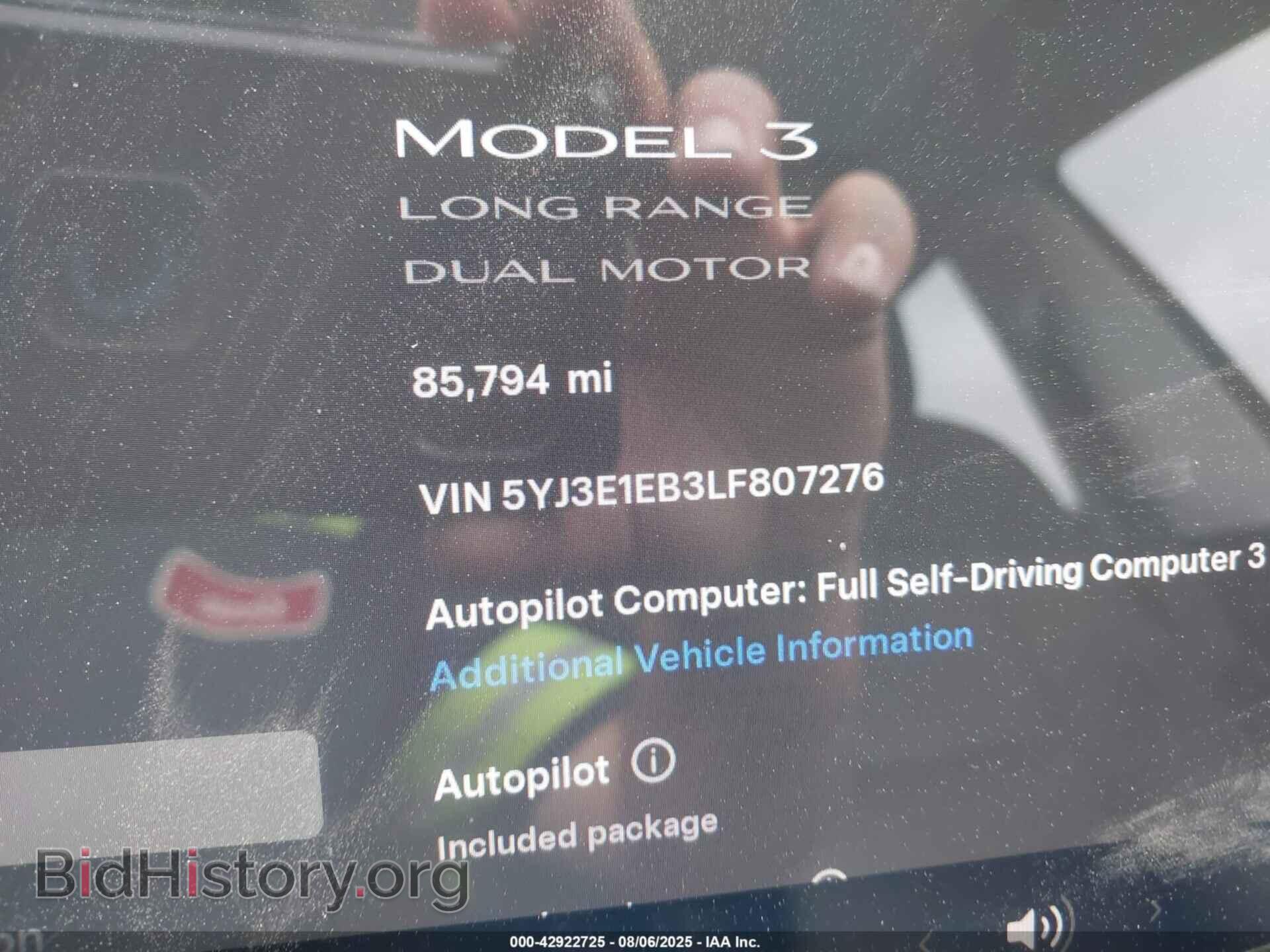 2020 TESLA MODEL 3 - VIN: 5YJ3E1EB3LF807276 - Фото 15