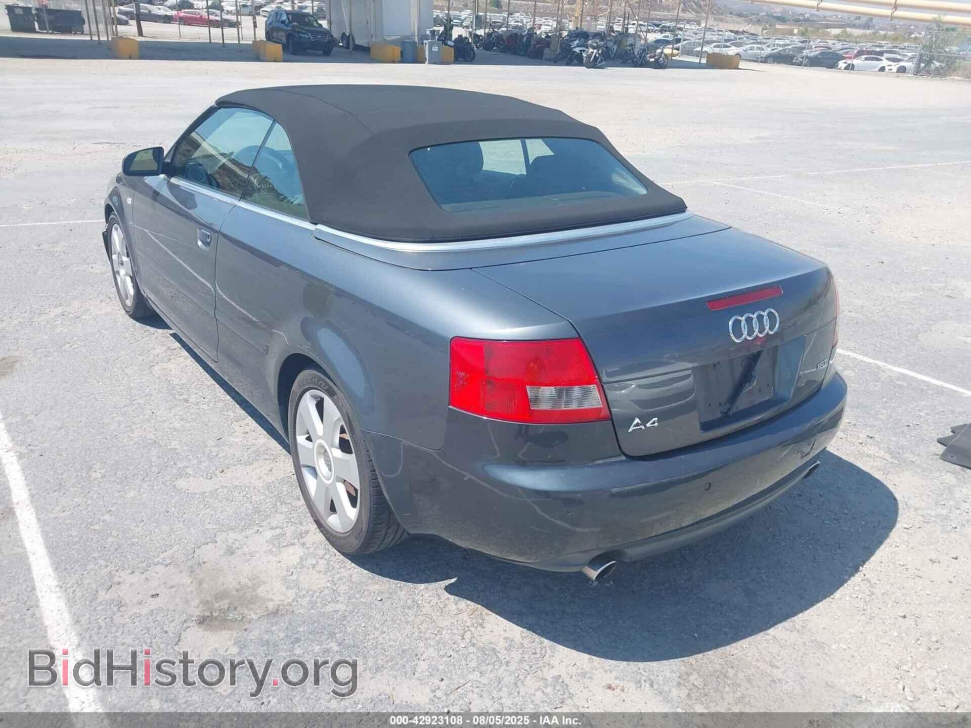 2006 AUDI A4 - VIN: WAUAC48HX6K007772 - Фото 3