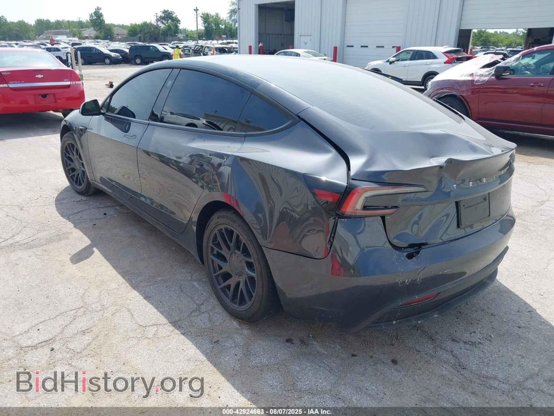 2025 TESLA MODEL 3 - VIN: 5YJ3E1EA8SF978000 - Фото 3