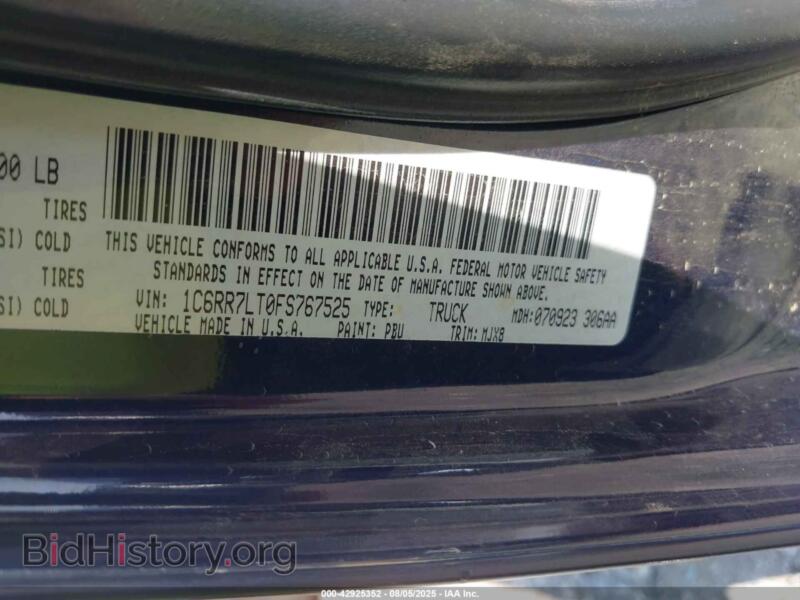 2015 RAM 1500 (VIN 1C6RR7LT0FS767525) — photo 9 of 16