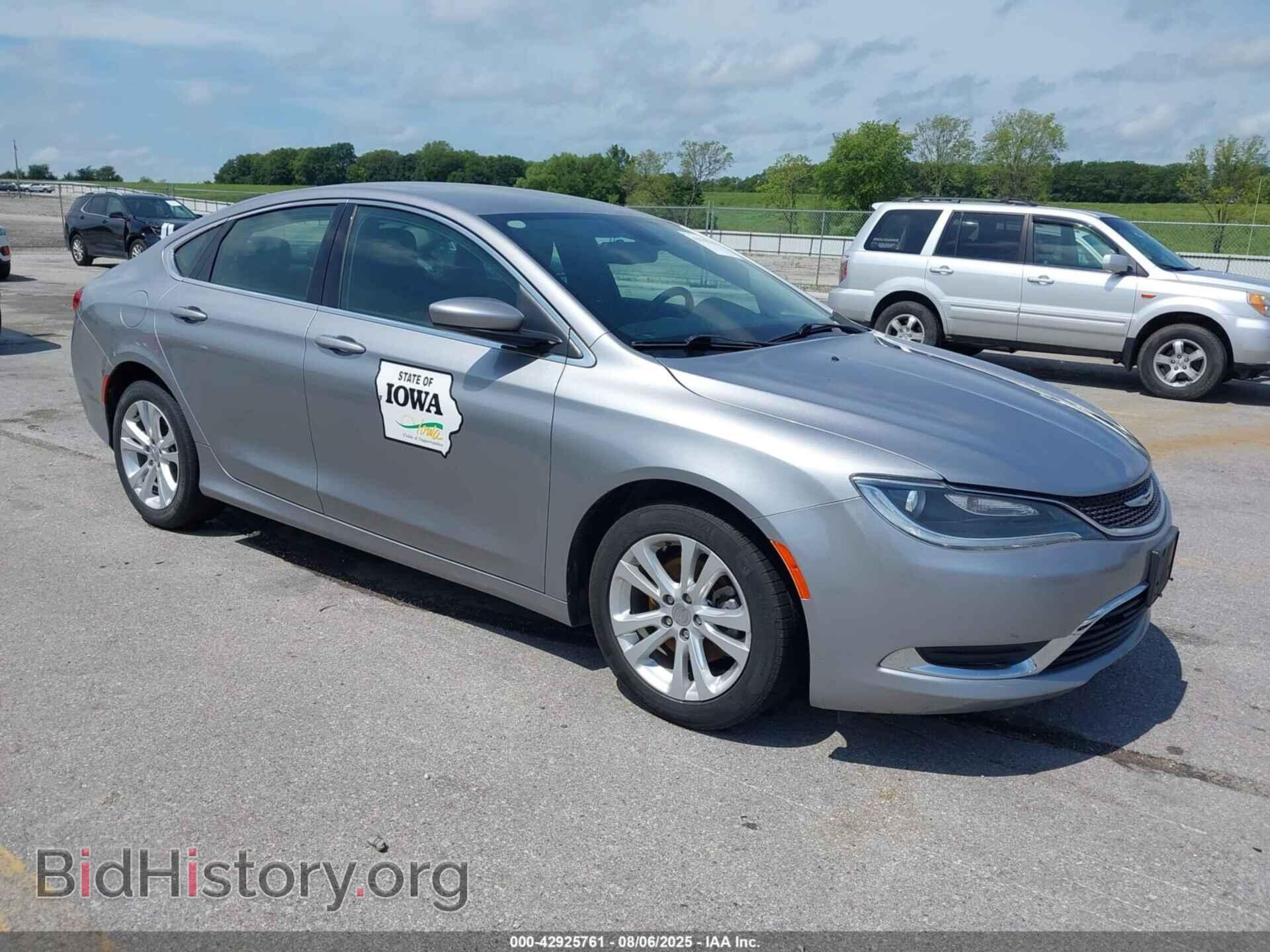 Фотография 1C3CCCAB3GN186950 - CHRYSLER 200 2016