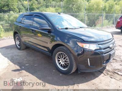2013 Ford EDGE SEL, черный — VIN 2FMDK3JC0DBA36745, IAAI