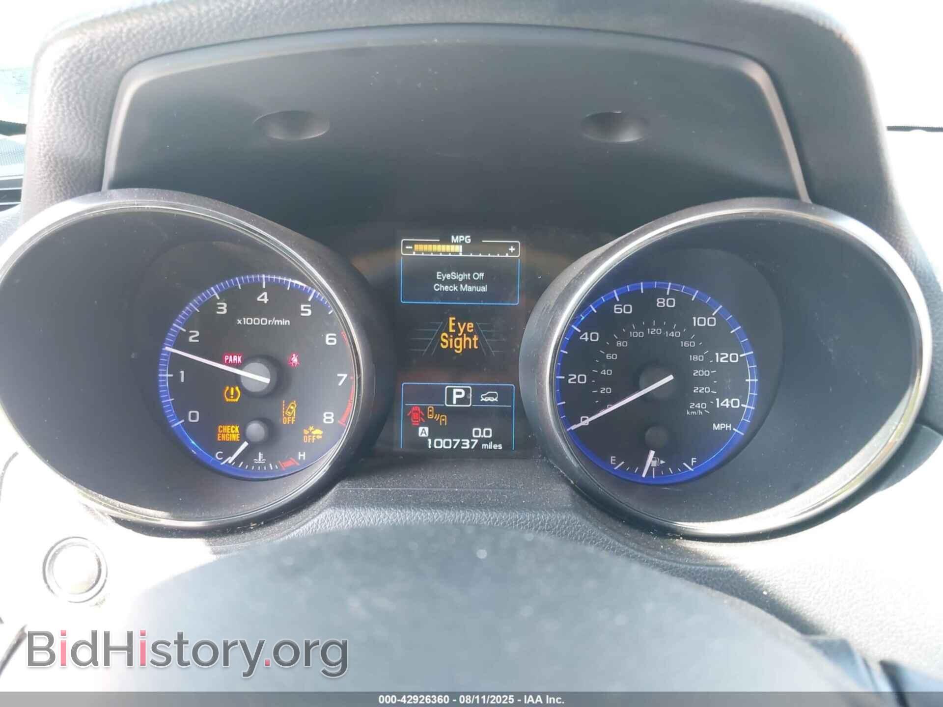 2019 SUBARU OUTBACK - VIN: 4S4BSAHC2K3292481 - Фото 7