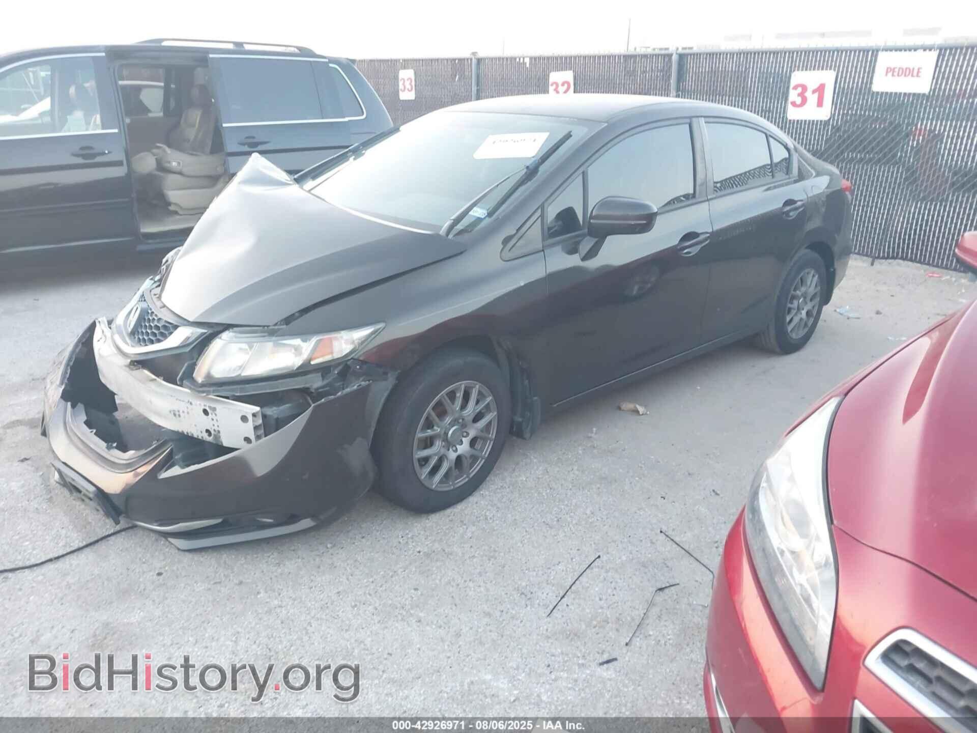 2014 HONDA CIVIC - VIN: 2HGFB2F54EH538157 - Фото 2
