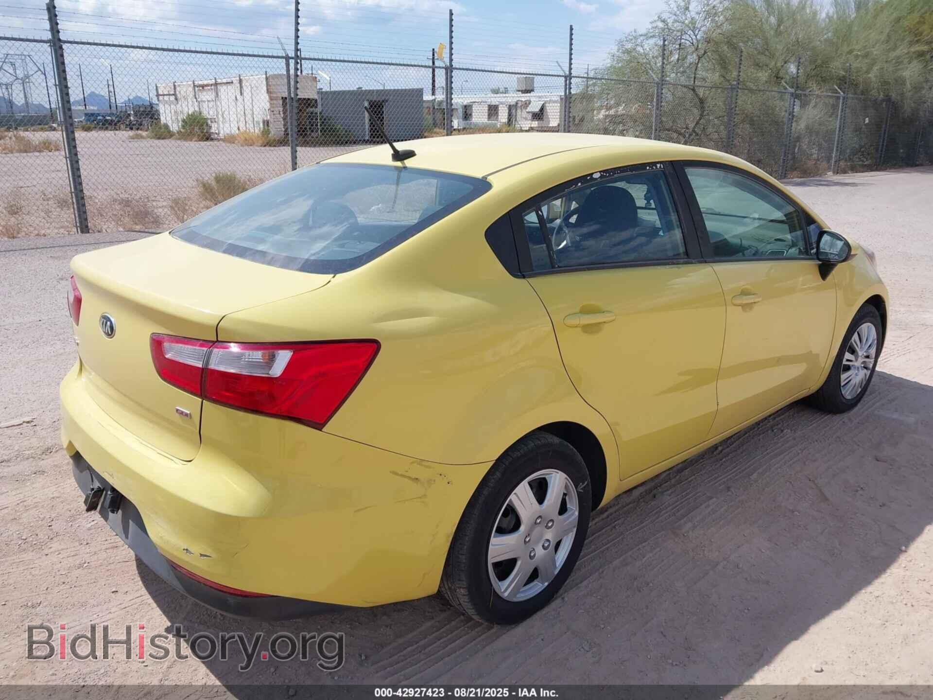 2016 KIA RIO - VIN: KNADM4A31G6670862 - Фото 4