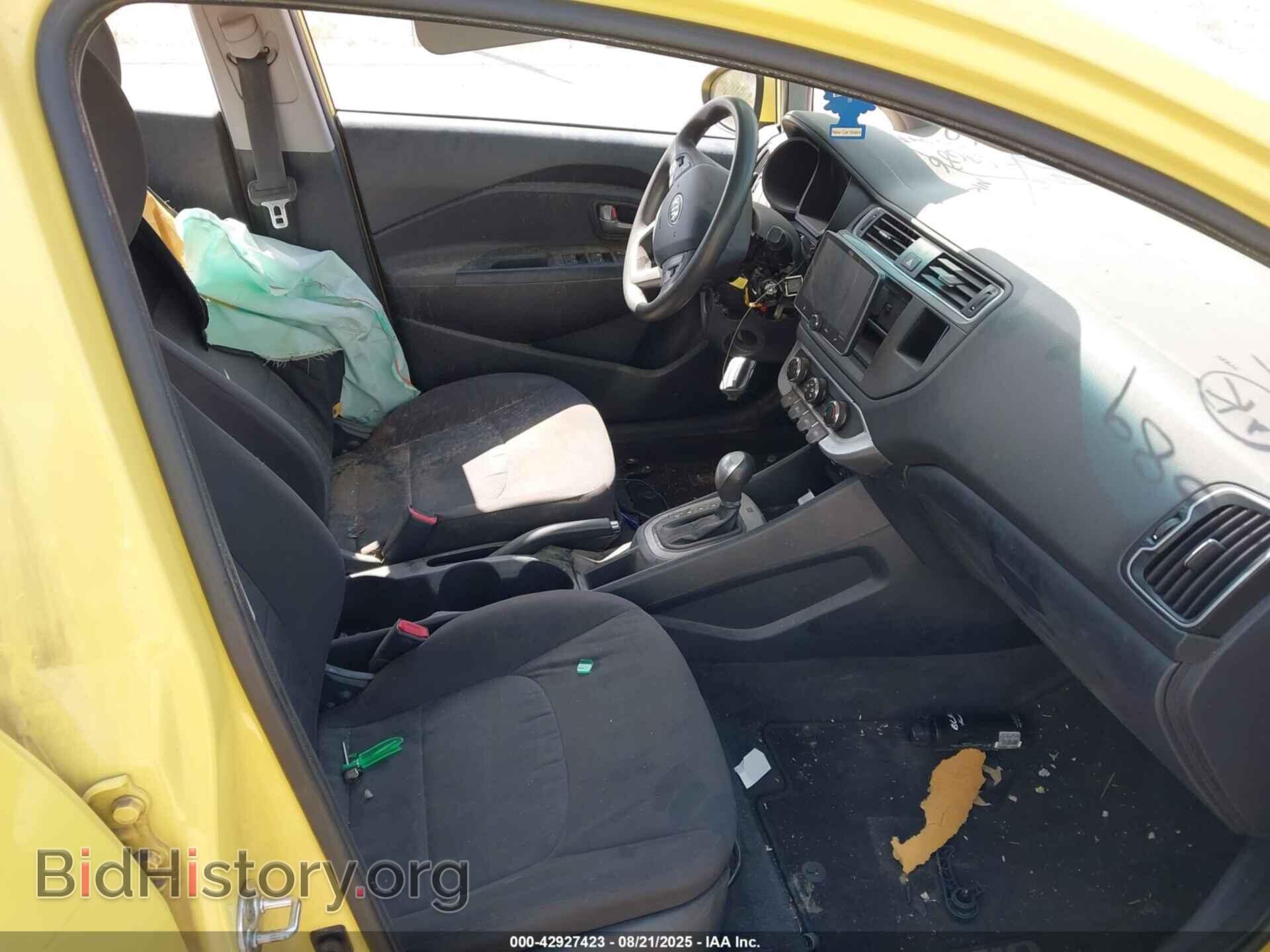 2016 KIA RIO - VIN: KNADM4A31G6670862 - Фото 5