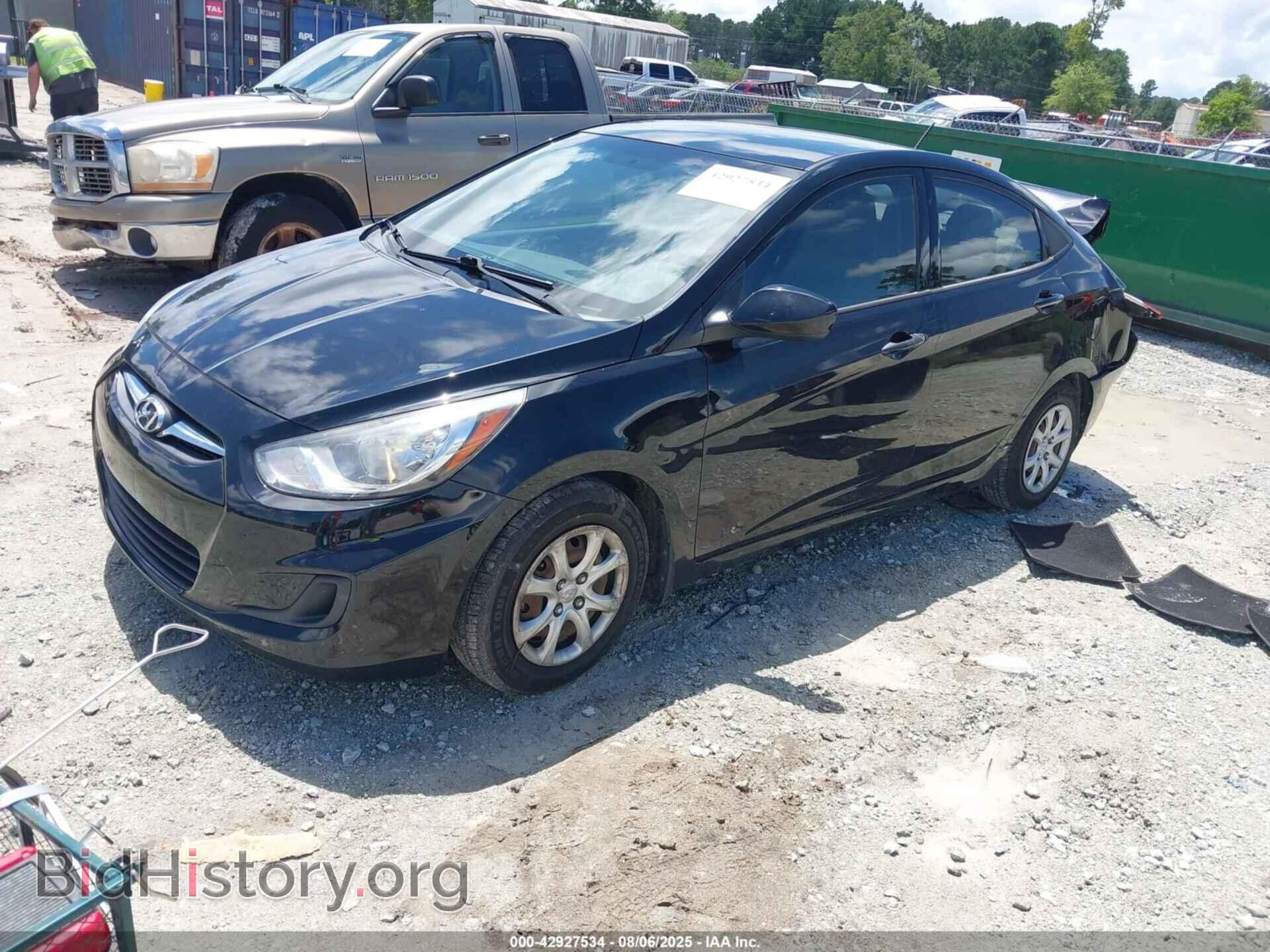2013 HYUNDAI ACCENT - VIN: KMHCT4AE7DU397478 - Фото 2