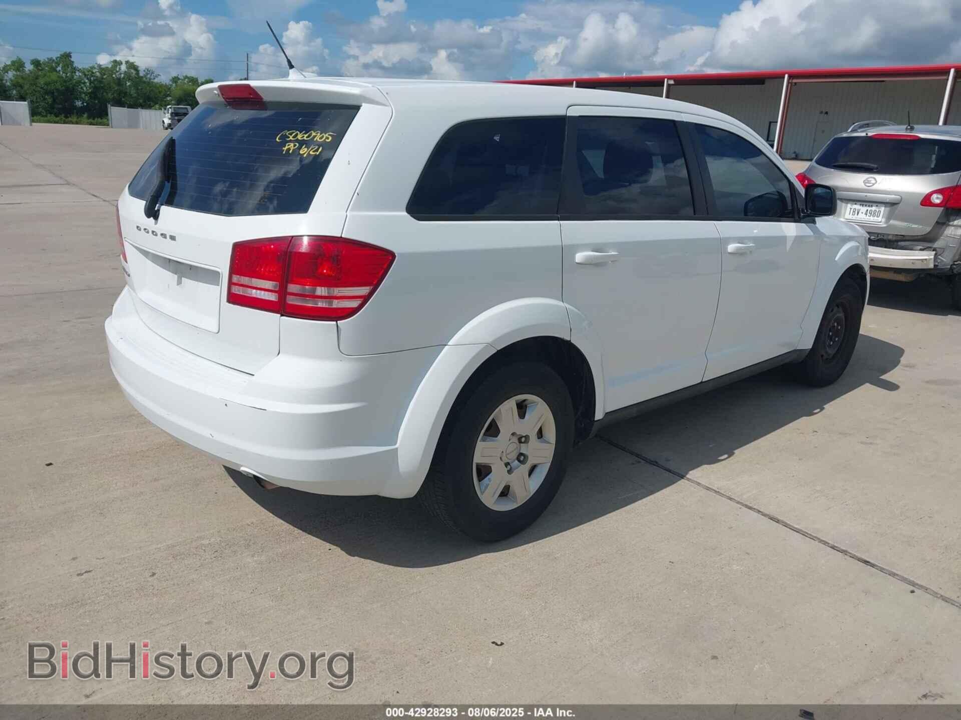 2012 DODGE JOURNEY - VIN: 3C4PDCAB7CT296789 - Фото 4