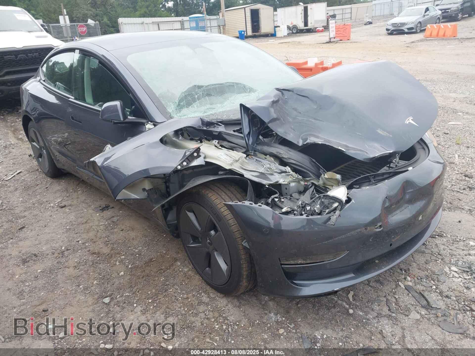 Photo 5YJ3E1EB7NF267773 - TESLA MODEL 3 2022