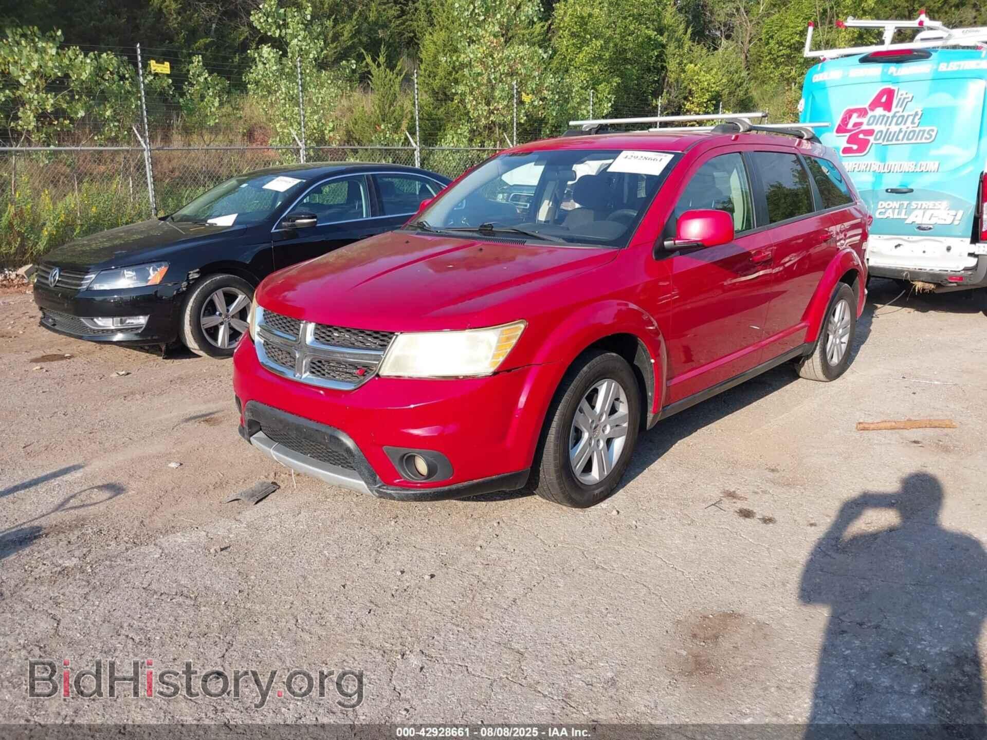 2012 DODGE JOURNEY - VIN: 3C4PDCBB4CT342027 - Фото 2
