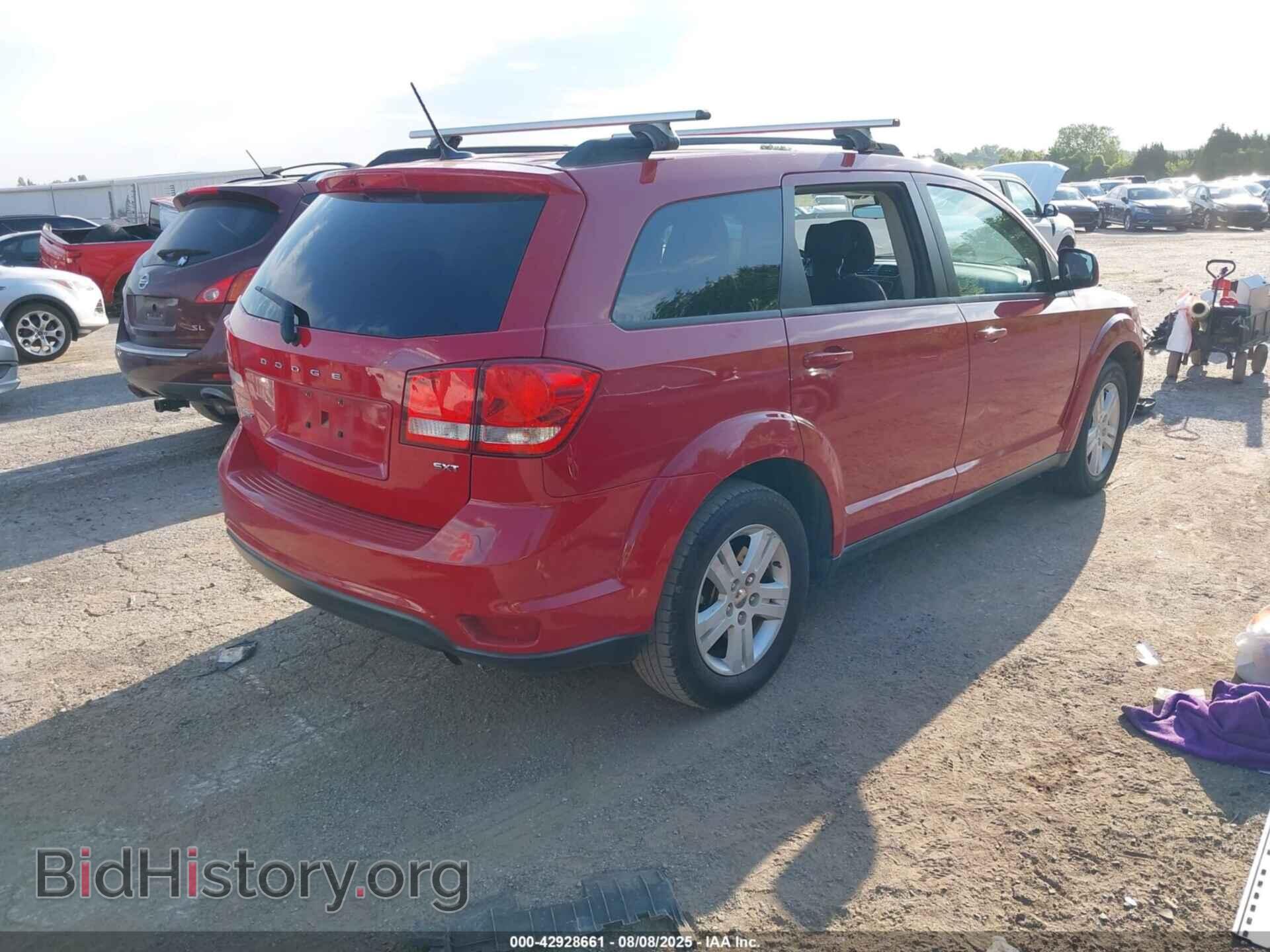 2012 DODGE JOURNEY - VIN: 3C4PDCBB4CT342027 - Фото 4