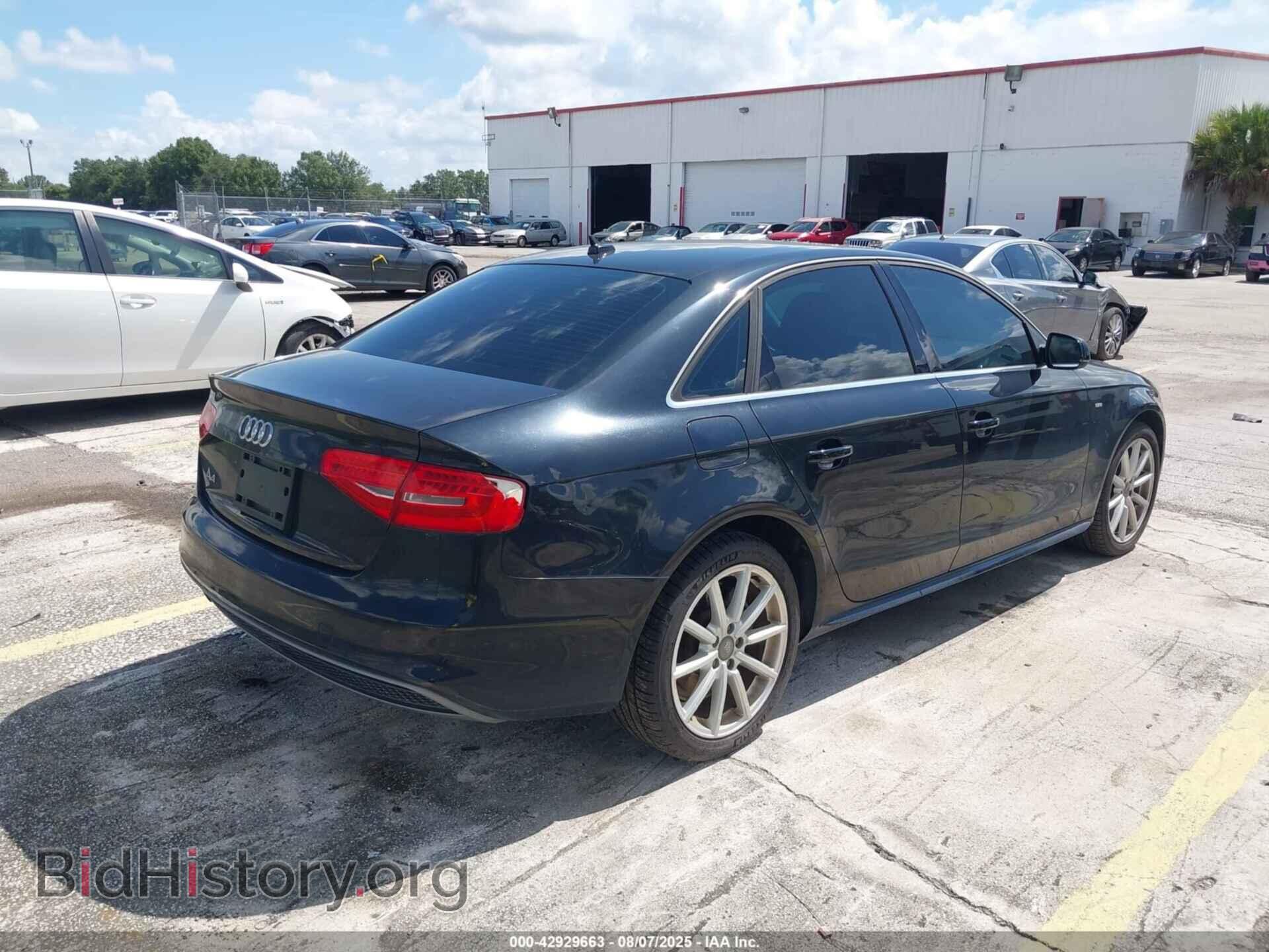 2014 AUDI A4 - VIN: WAUEFAFL0EA003961 - Photo 4