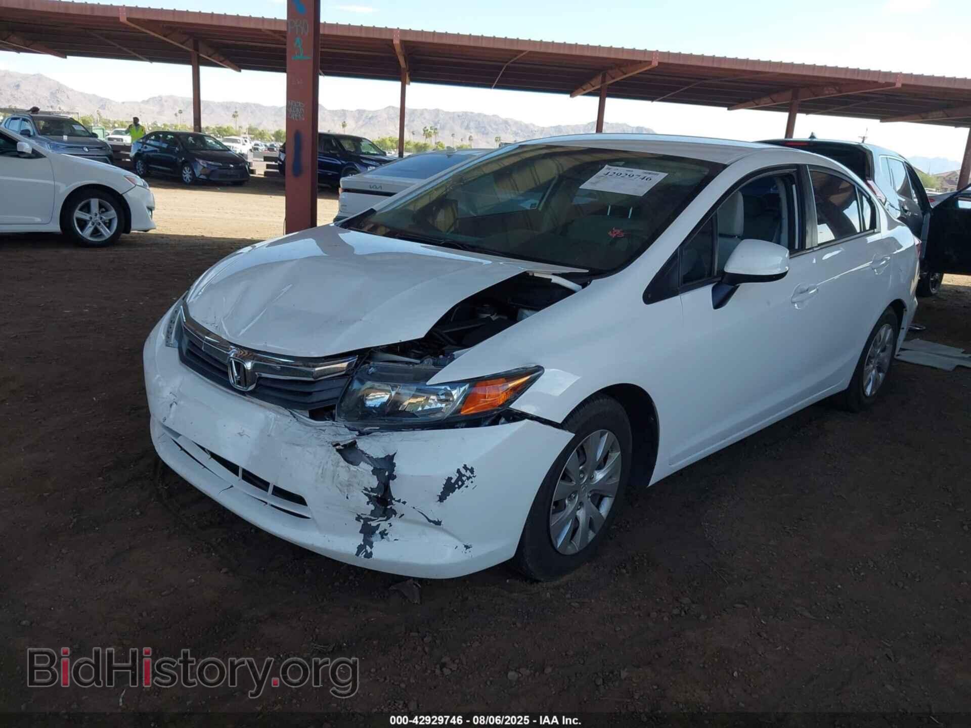 2012 HONDA CIVIC - VIN: 19XFB2F52CE316353 - Фото 2