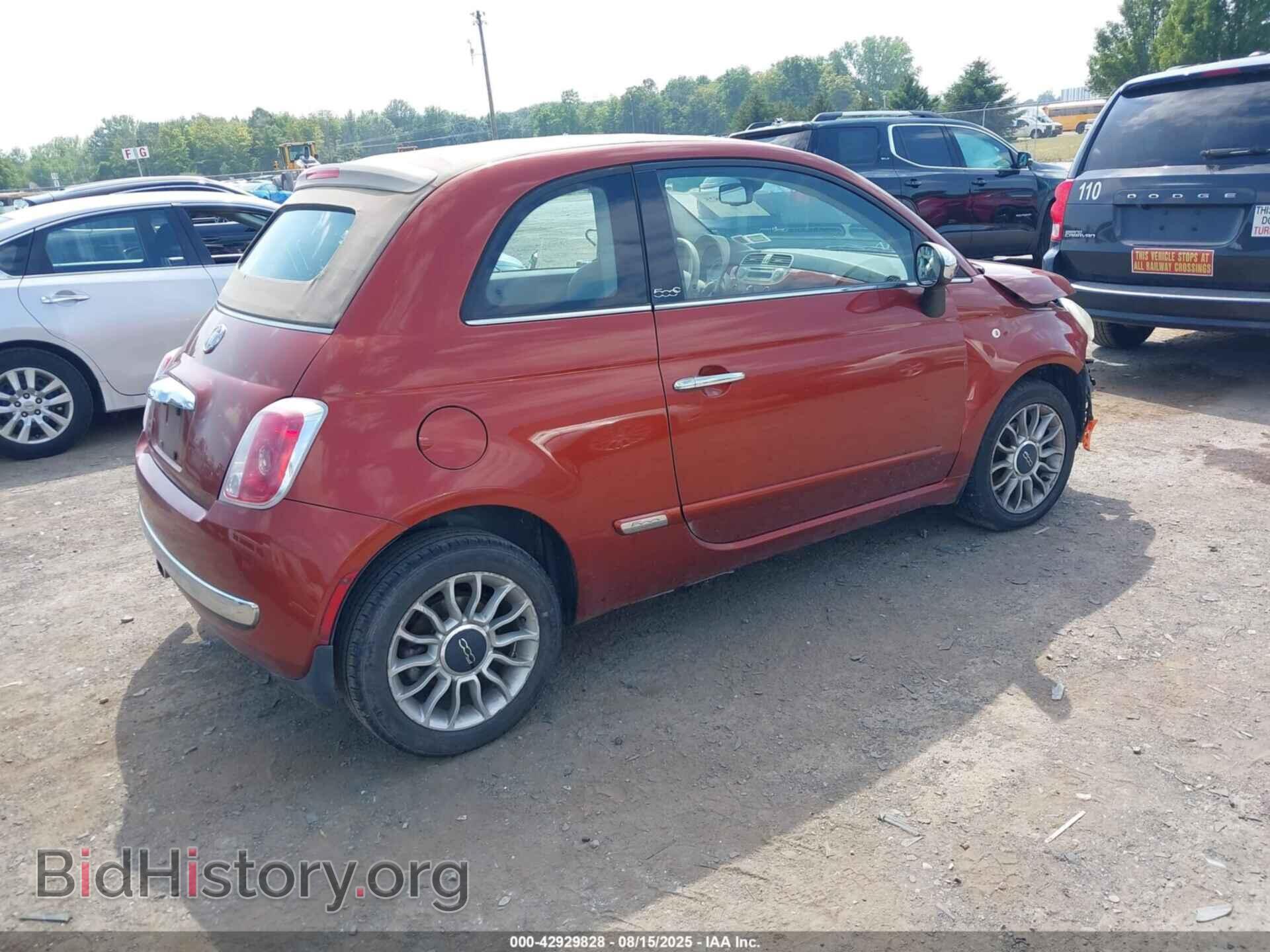 2012 FIAT 500C - VIN: 3C3CFFER7CT206143 - Фото 4