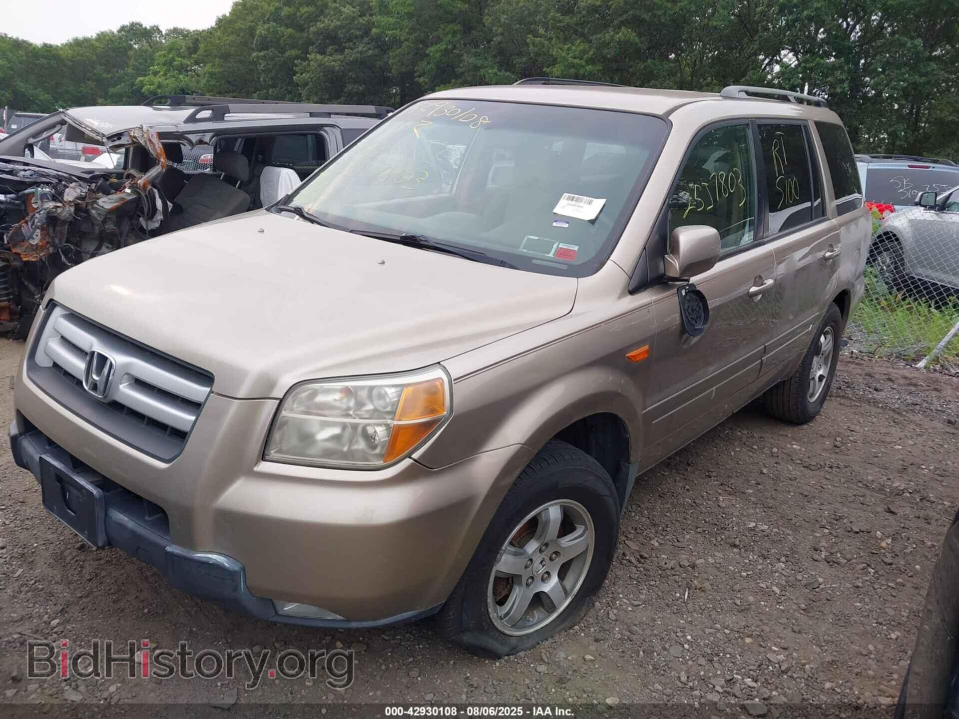 2006 HONDA PILOT - VIN: 2HKYF18406H535713 - Фото 2