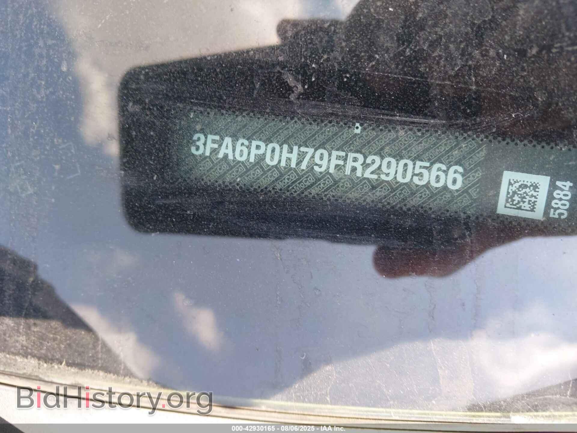 2015 FORD FUSION - VIN: 3FA6P0H79FR290566 - Фото 9