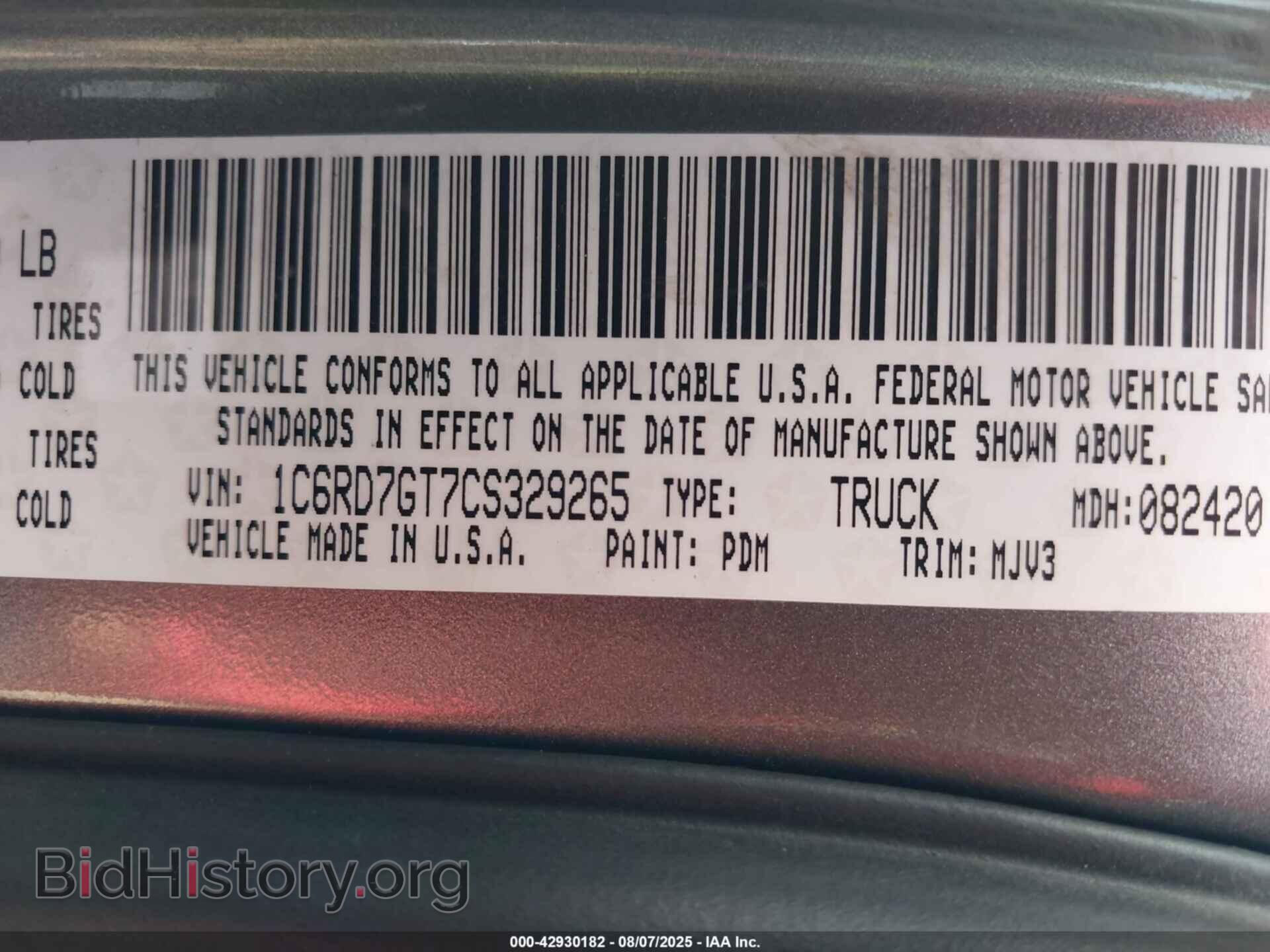 2012 RAM 1500 - VIN: 1C6RD7GT7CS329265 - Photo 9