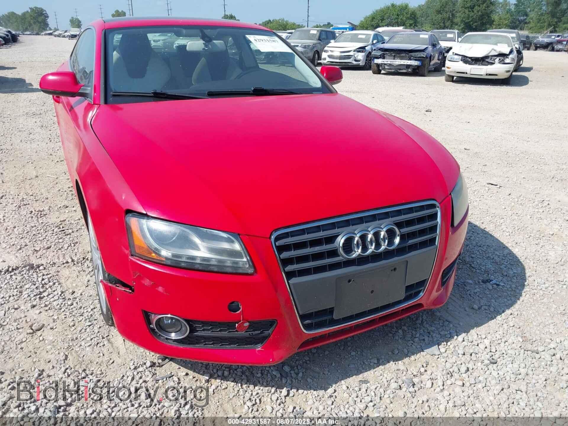 2010 AUDI A5 - VIN: WAULFAFR0AA046590 - Фото 6